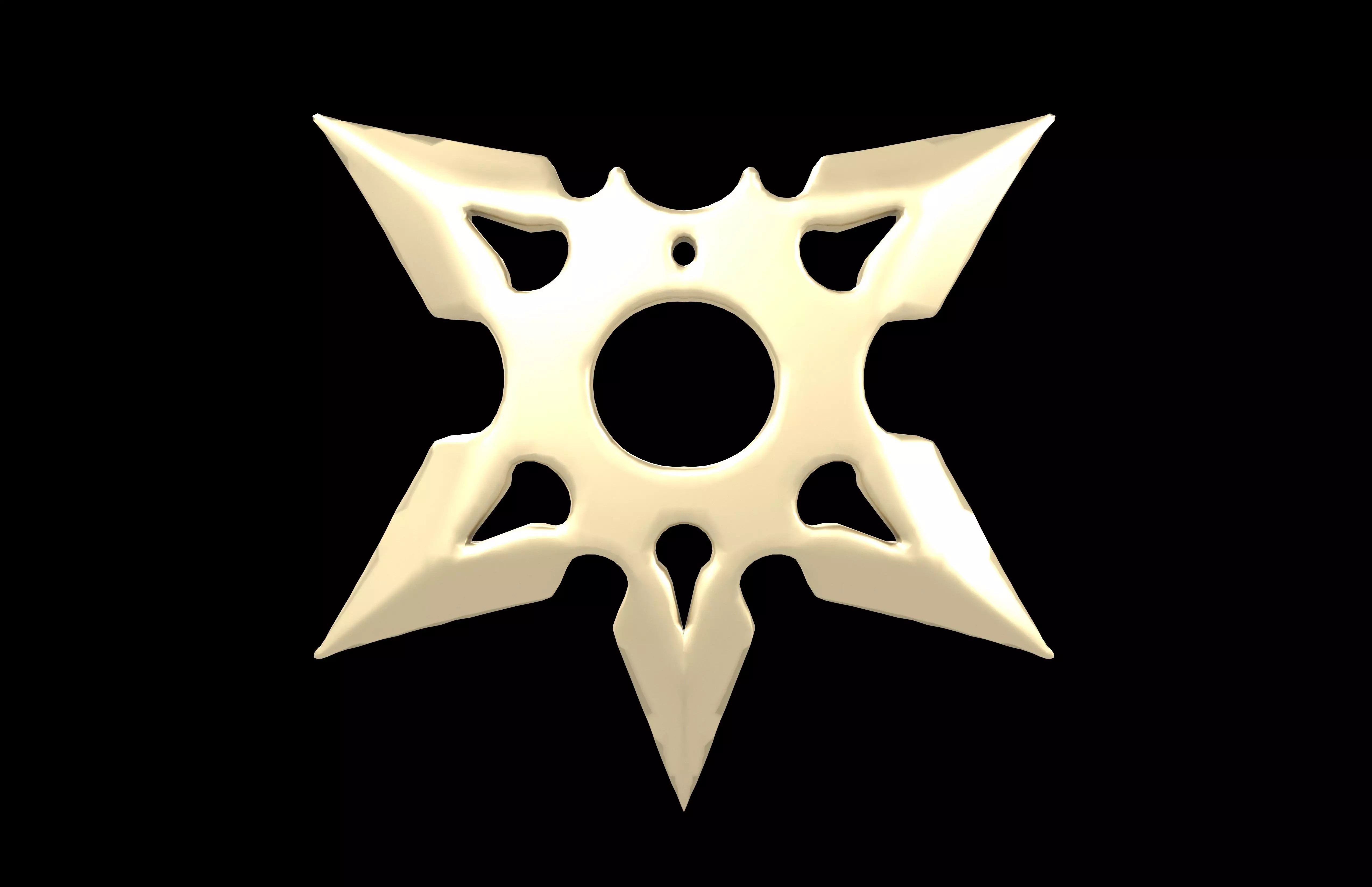 Shuriken v8 003 Low-poly 3D model_1