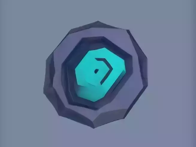 Octagonal stone with spiral