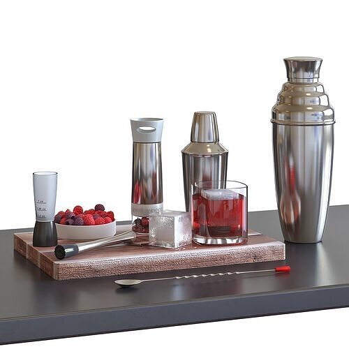 Cocktail Set - HOMEWETBAR Giant Ext Large 3D model