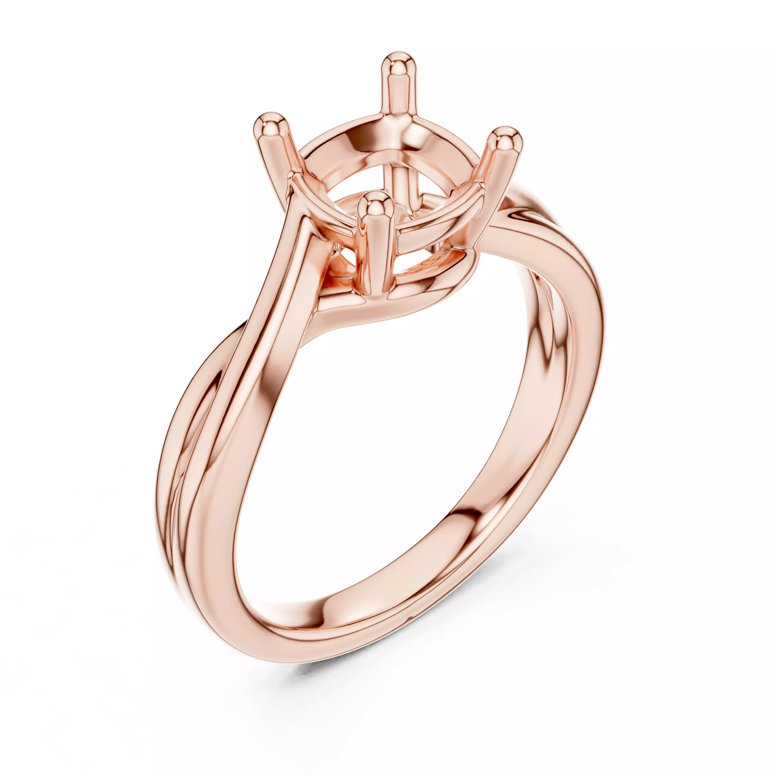 2CT Solitaire Cushion Cut Diamond Wedding Ring 3DM STL Video 3D print model_4