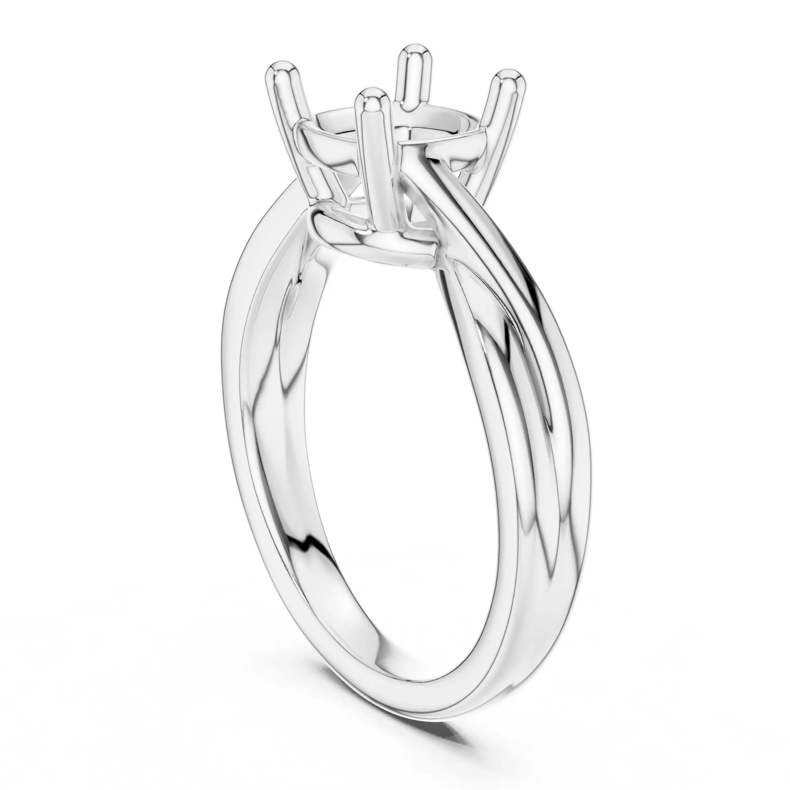 2CT Solitaire Cushion Cut Diamond Wedding Ring 3DM STL Video 3D print model_9