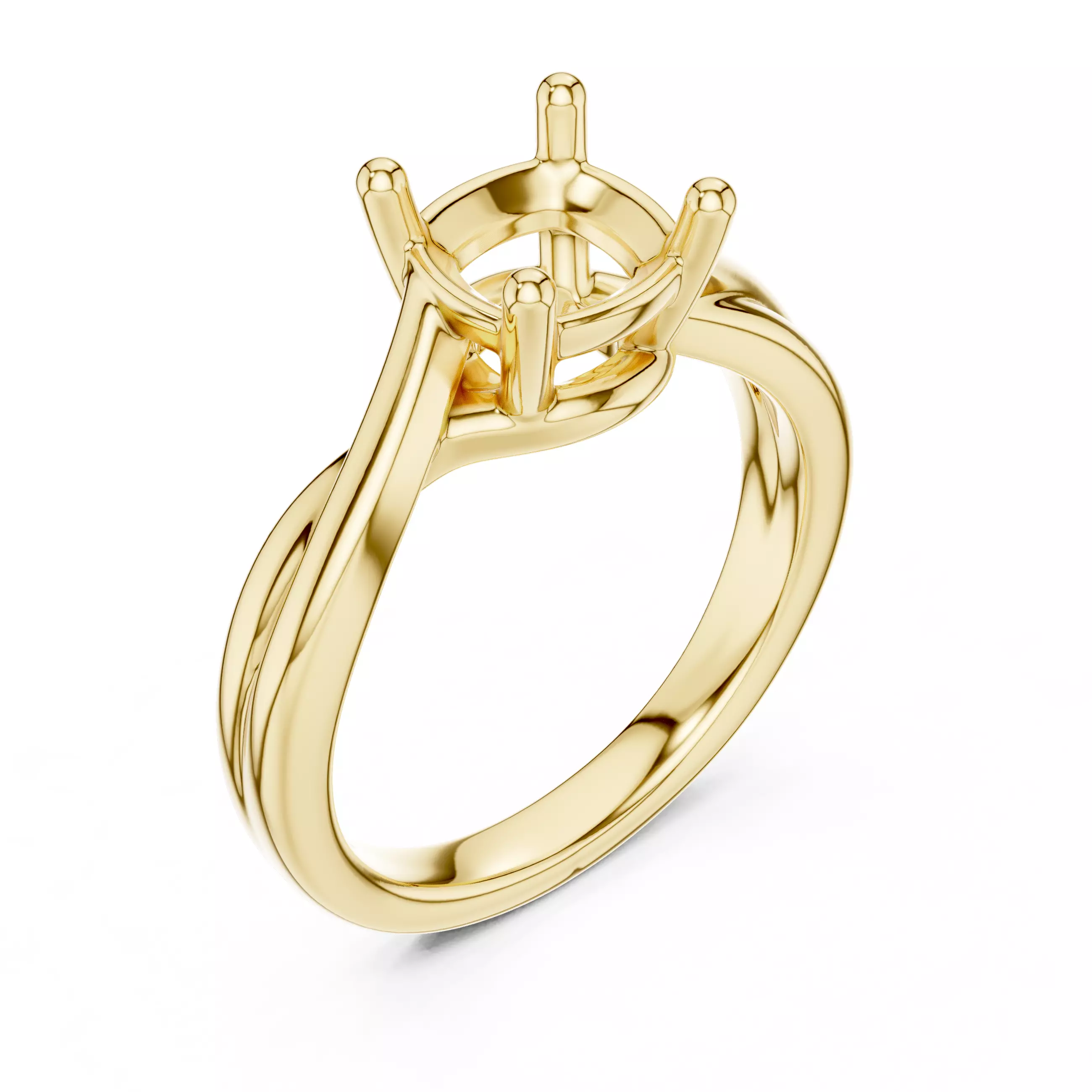 2CT Solitaire Cushion Cut Diamond Wedding Ring 3DM STL Video 3D print model_7