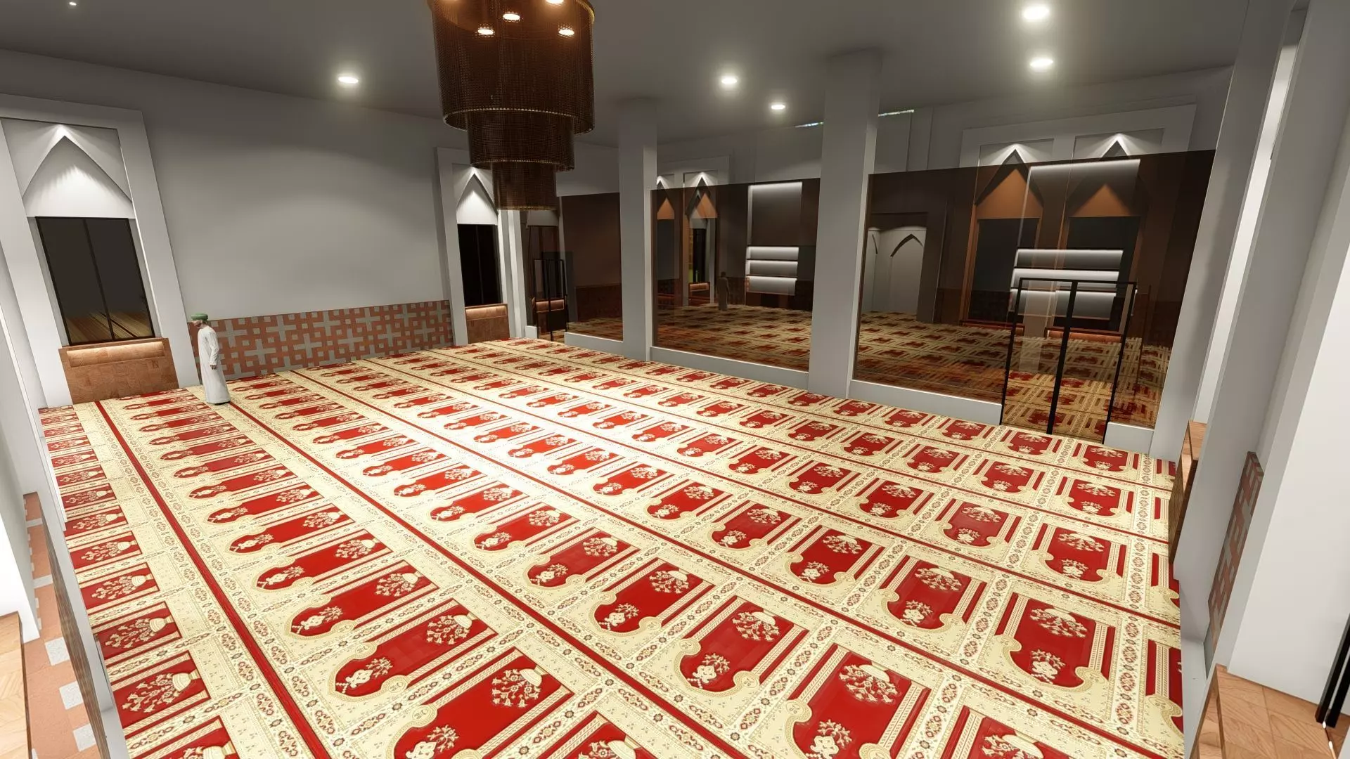 INTERIOR DESIGN OF MOSQUE 3D model_5