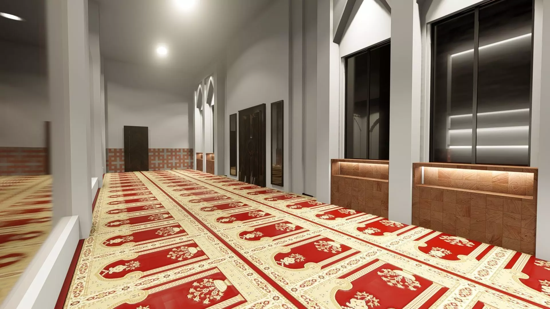 INTERIOR DESIGN OF MOSQUE 3D model_3