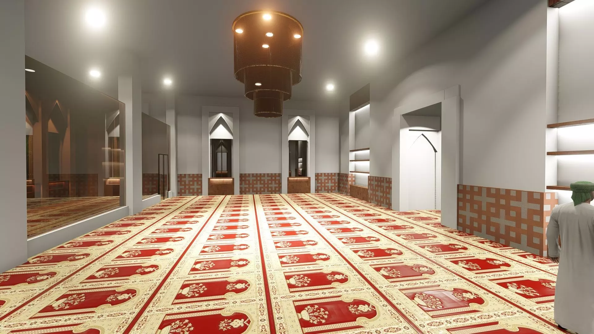 INTERIOR DESIGN OF MOSQUE 3D model_0