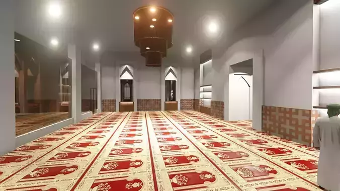 INTERIOR DESIGN OF MOSQUE