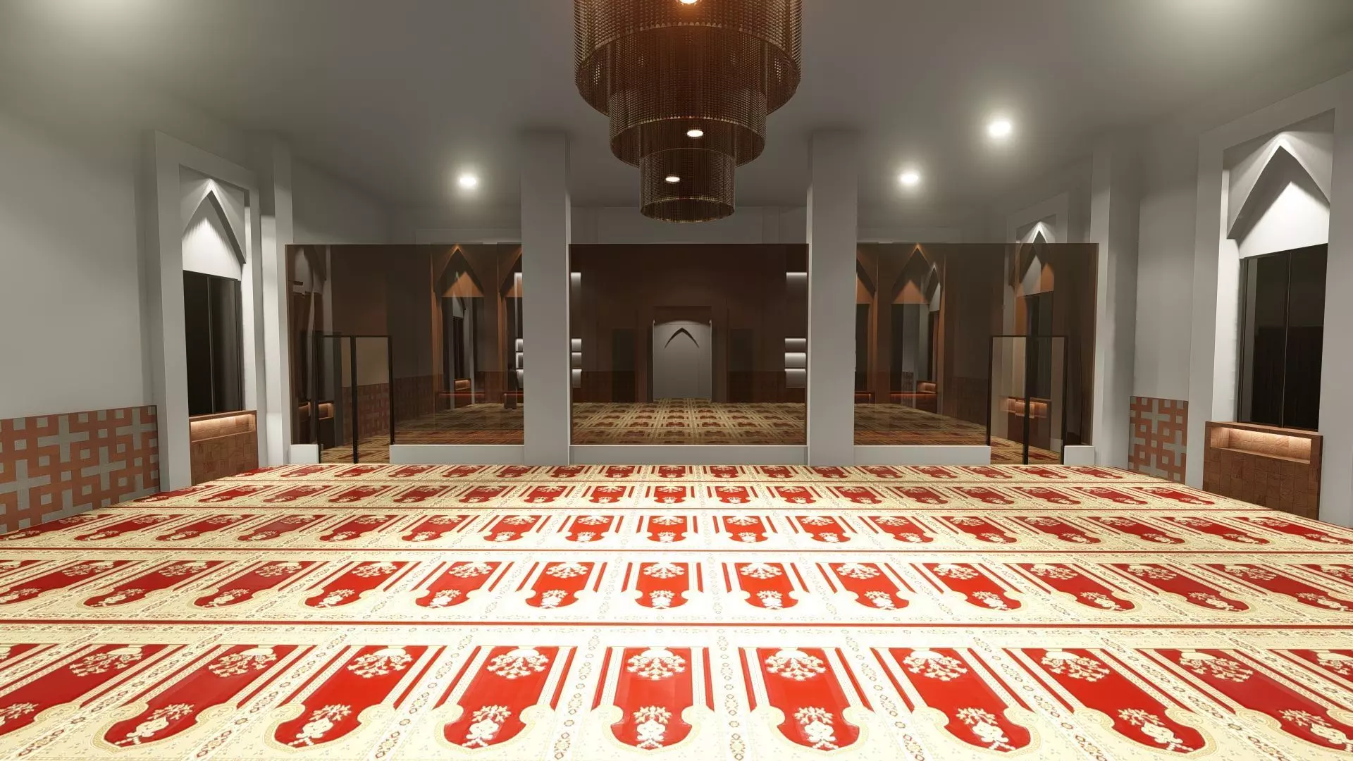 INTERIOR DESIGN OF MOSQUE 3D model_2