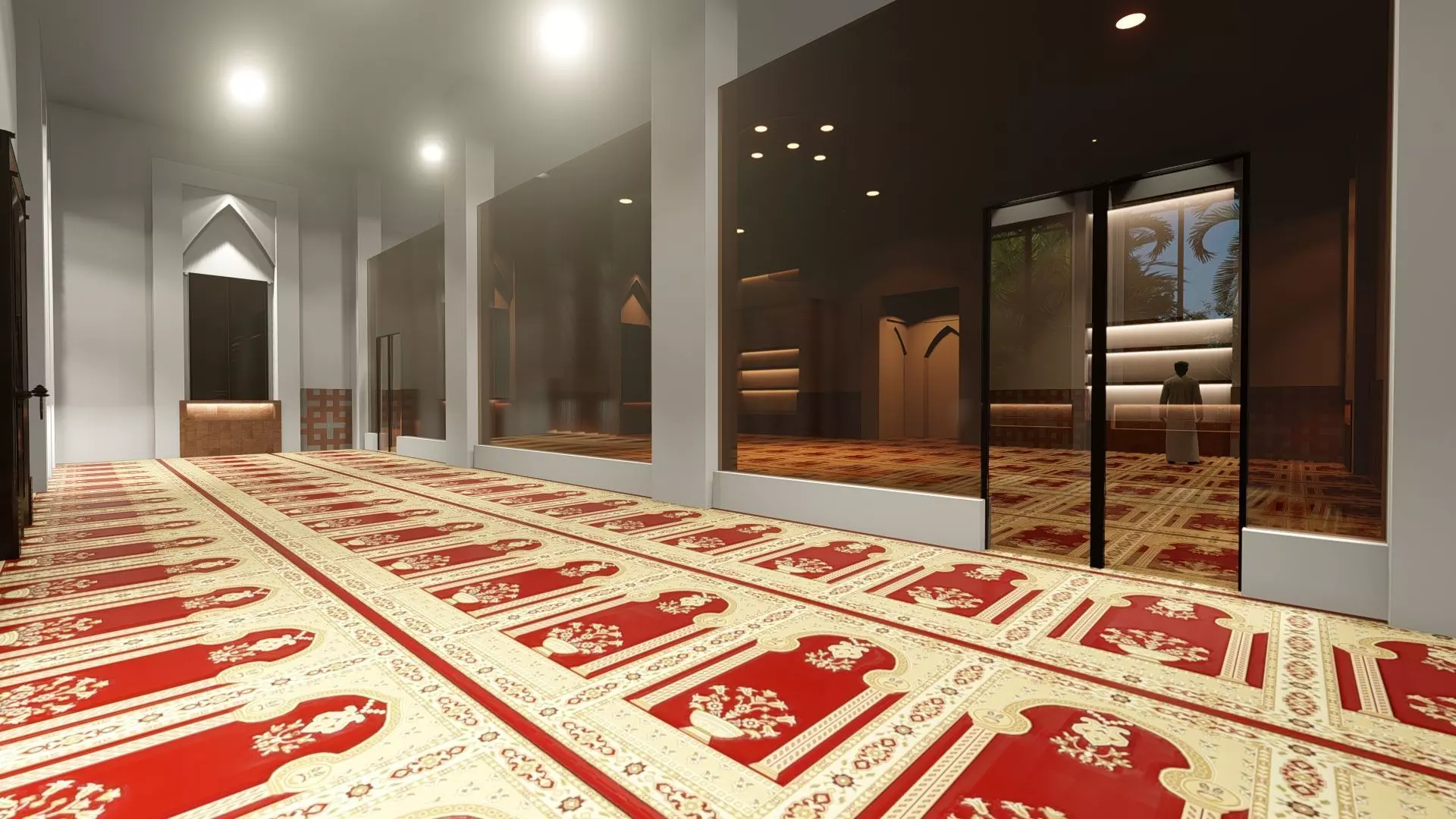 INTERIOR DESIGN OF MOSQUE 3D model_4