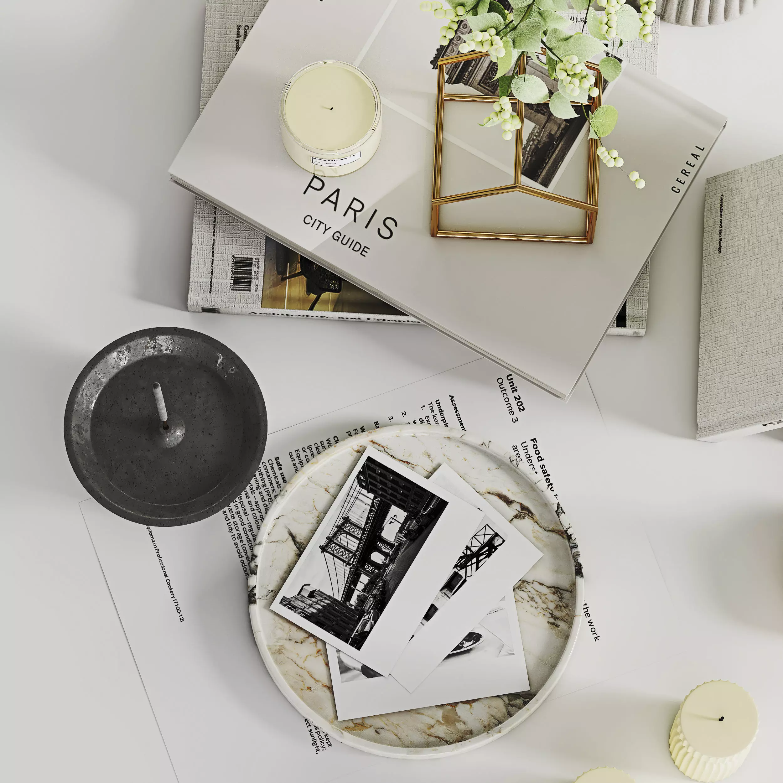 Decorative Set 032 Low-poly 3D model_1