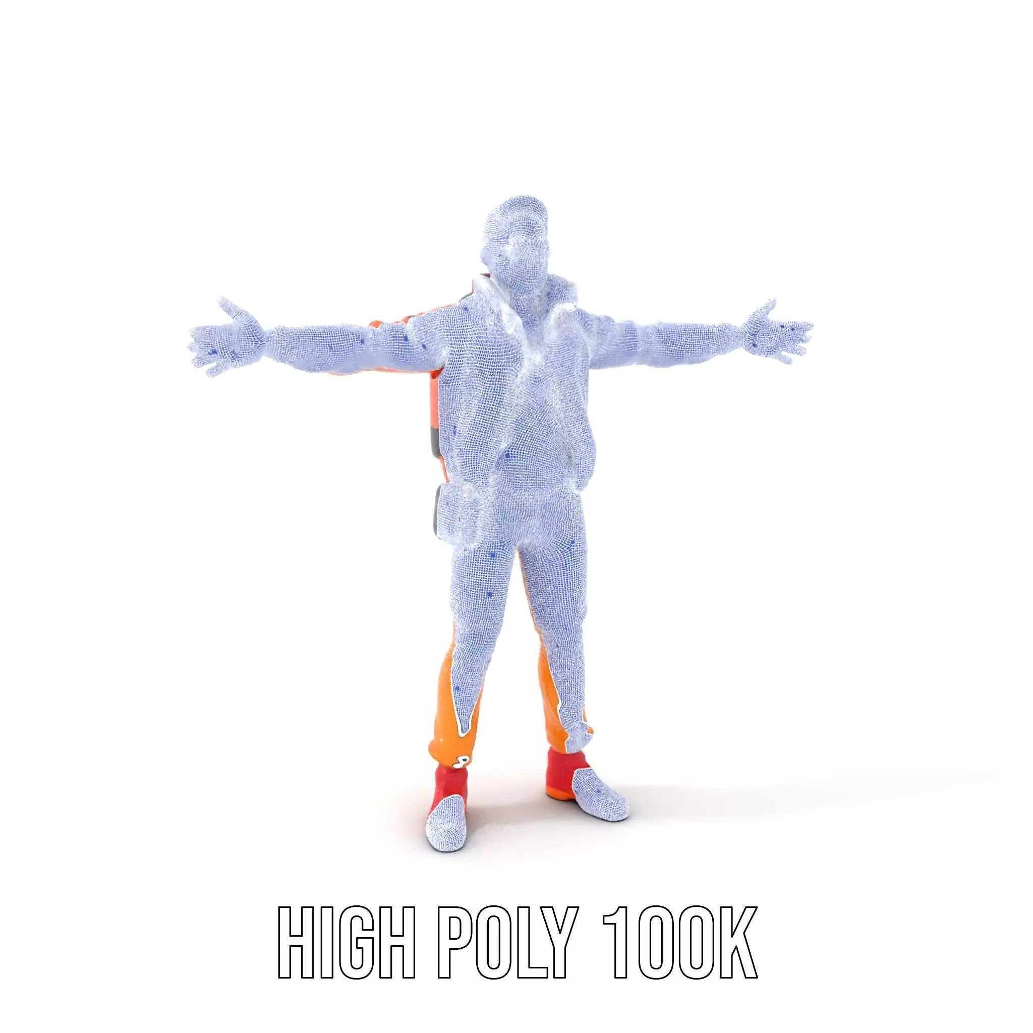 Stylish Urban Outfit model pack Low-poly 3D model_4