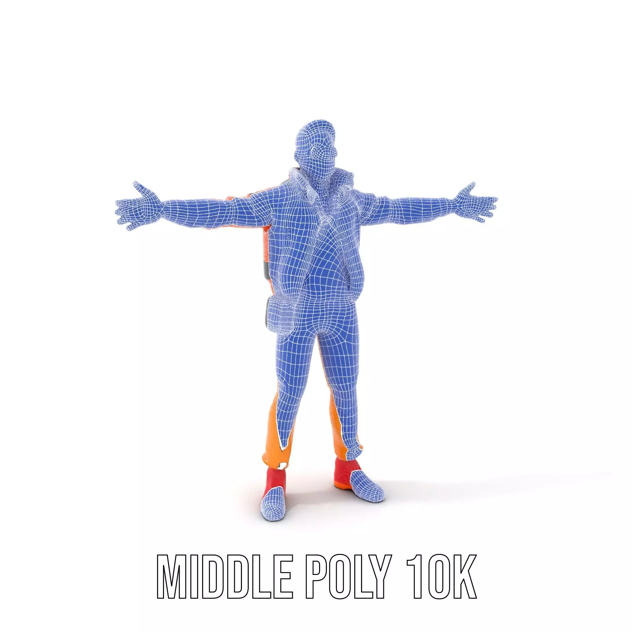 Stylish Urban Outfit model pack Low-poly 3D model_15