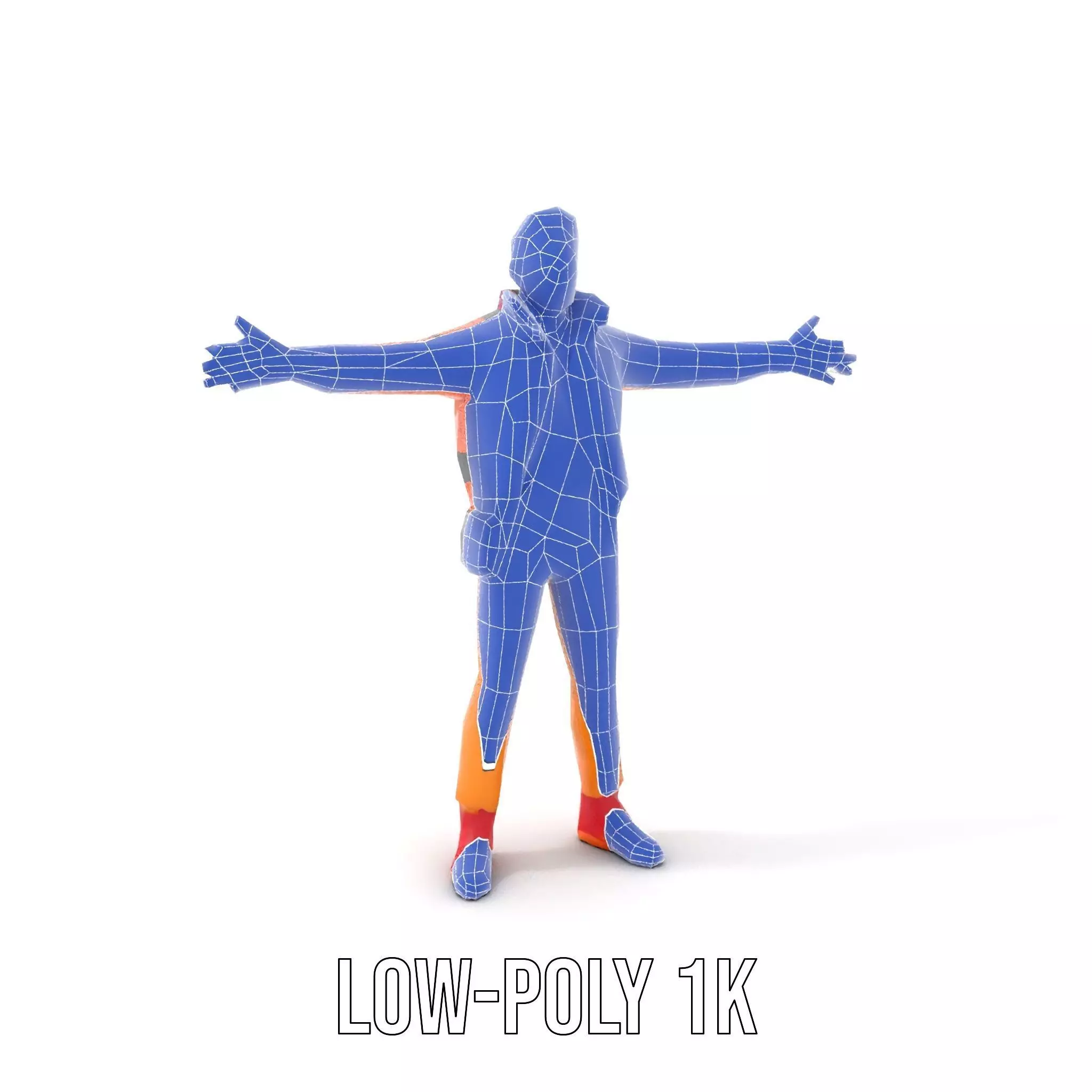 Stylish Urban Outfit model pack Low-poly 3D model_19