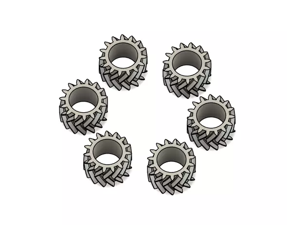 Planetary Gear Hand Spinner 3D Printable Mechanical Toy 3D print model_3