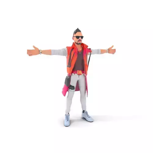 Vibrant Urban Outfit model pack
