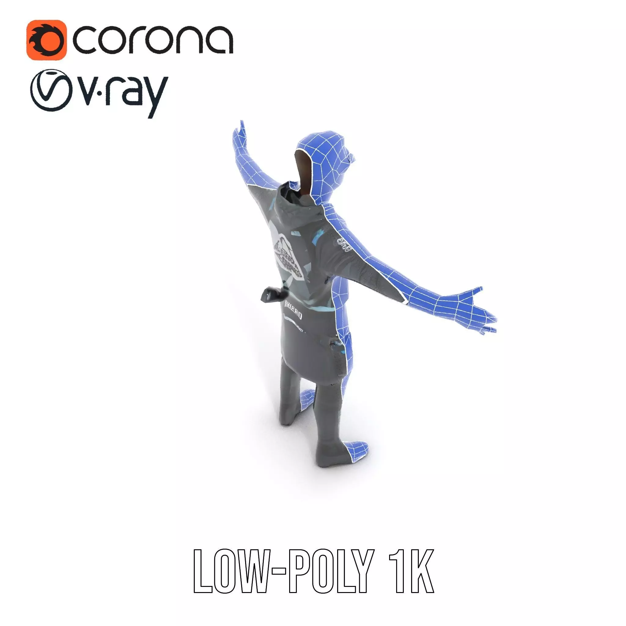 Urban Tactical Outfit model pack Low-poly 3D model_27