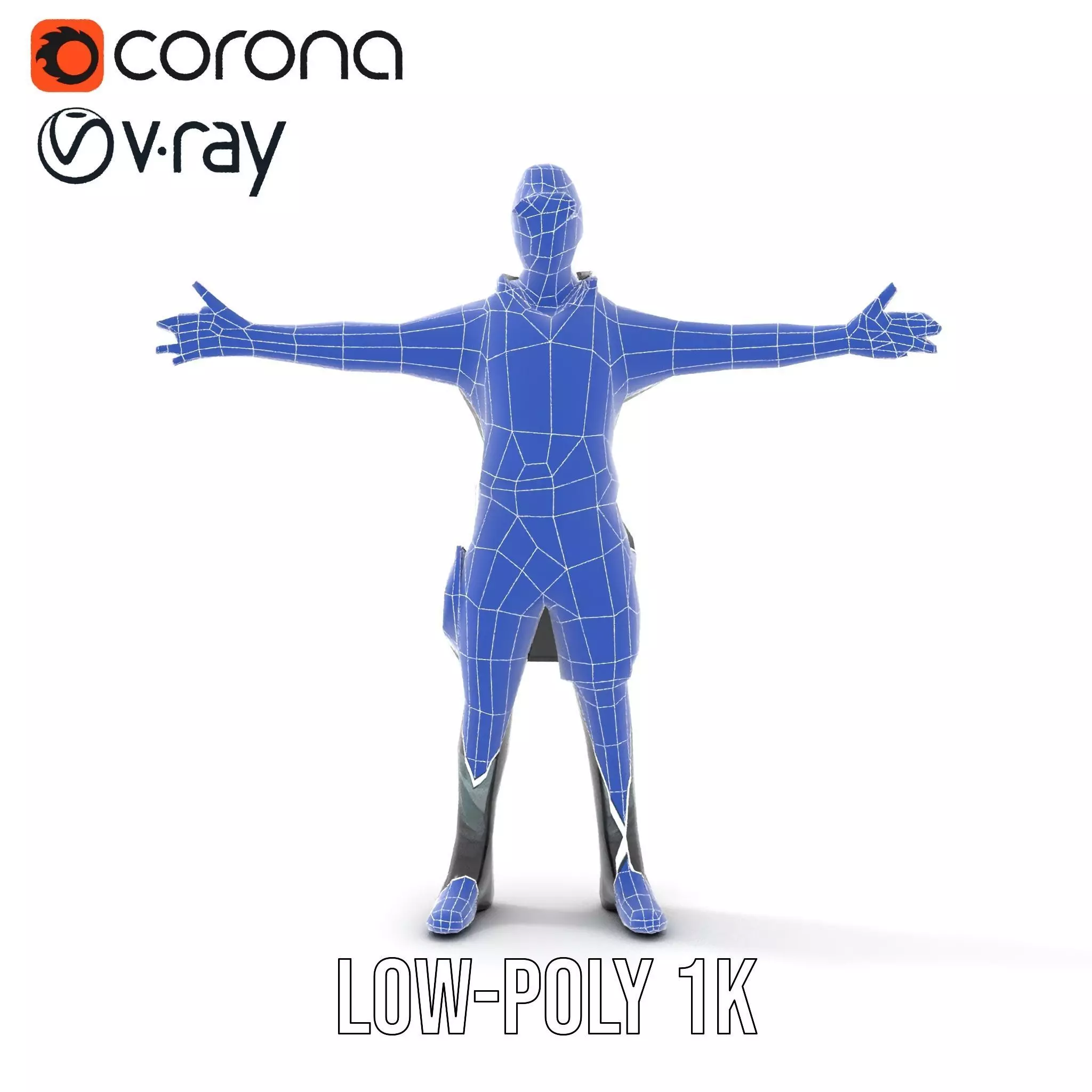 Urban Tactical Outfit model pack Low-poly 3D model_21