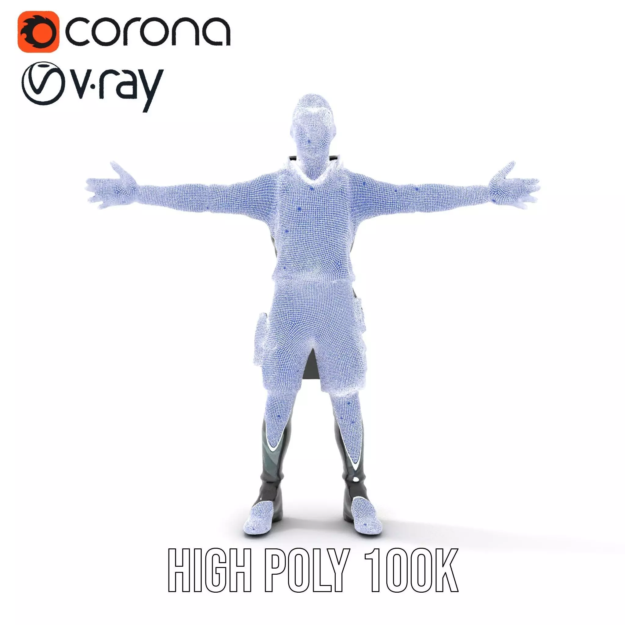 Urban Tactical Outfit model pack Low-poly 3D model_32