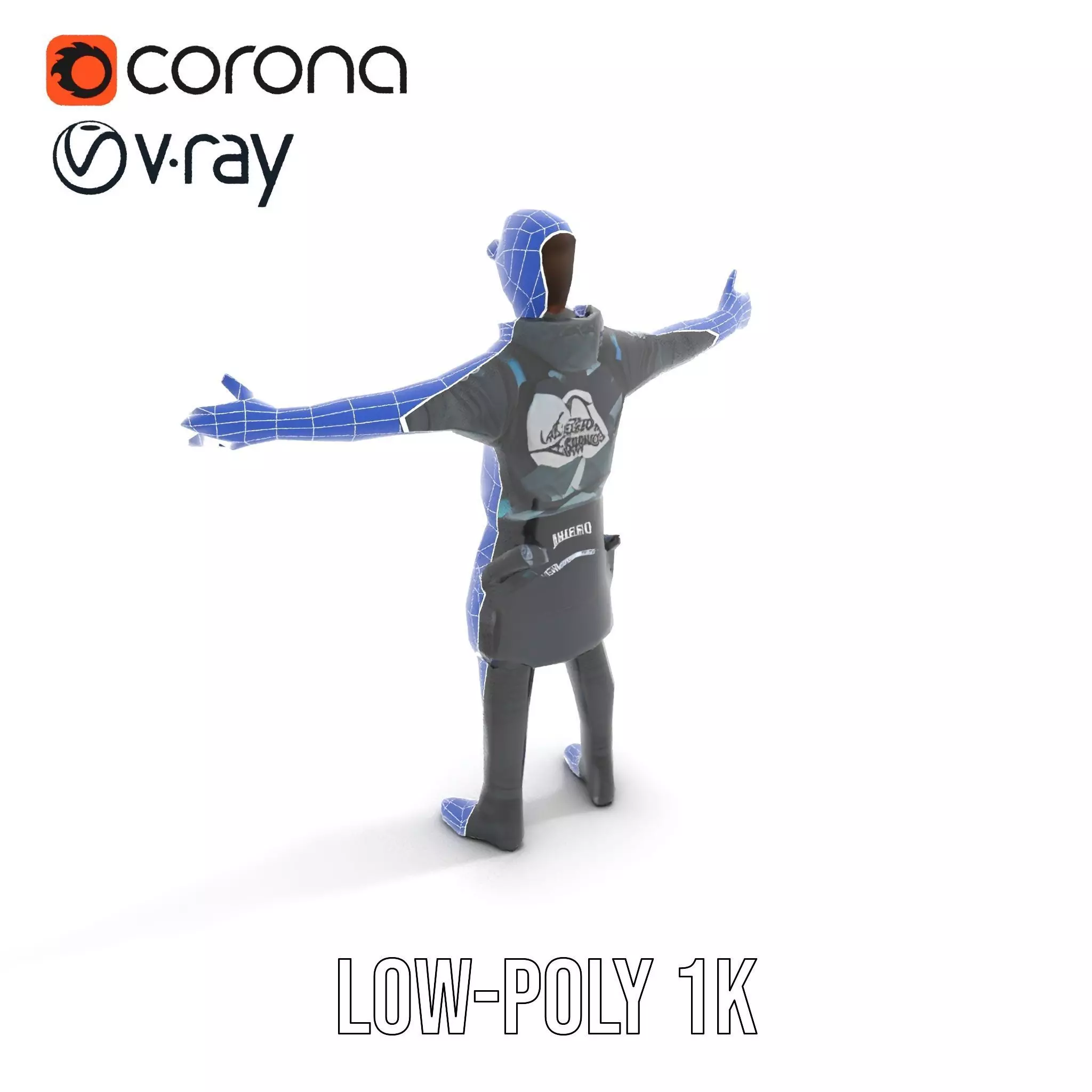 Urban Tactical Outfit model pack Low-poly 3D model_24