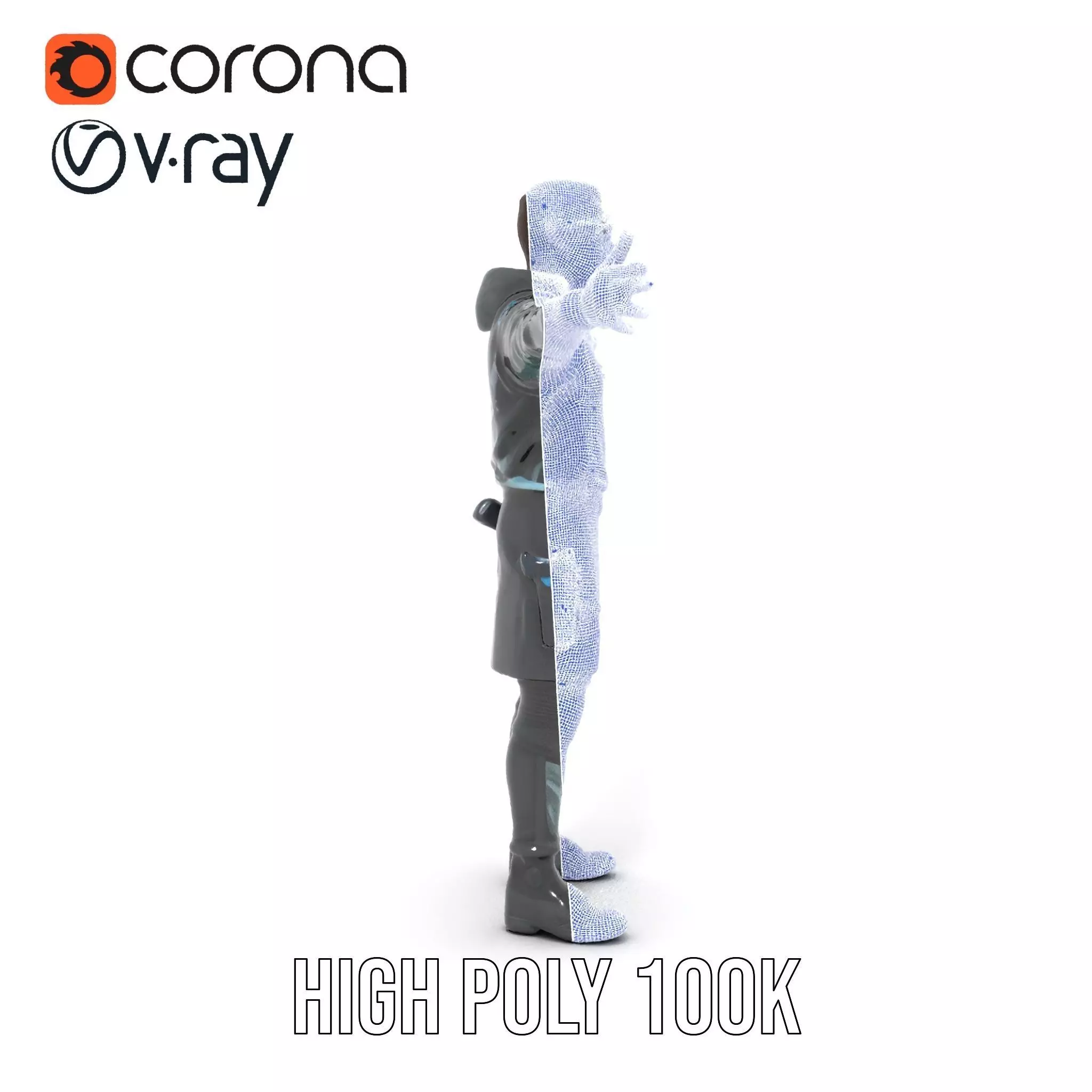 Urban Tactical Outfit model pack Low-poly 3D model_22