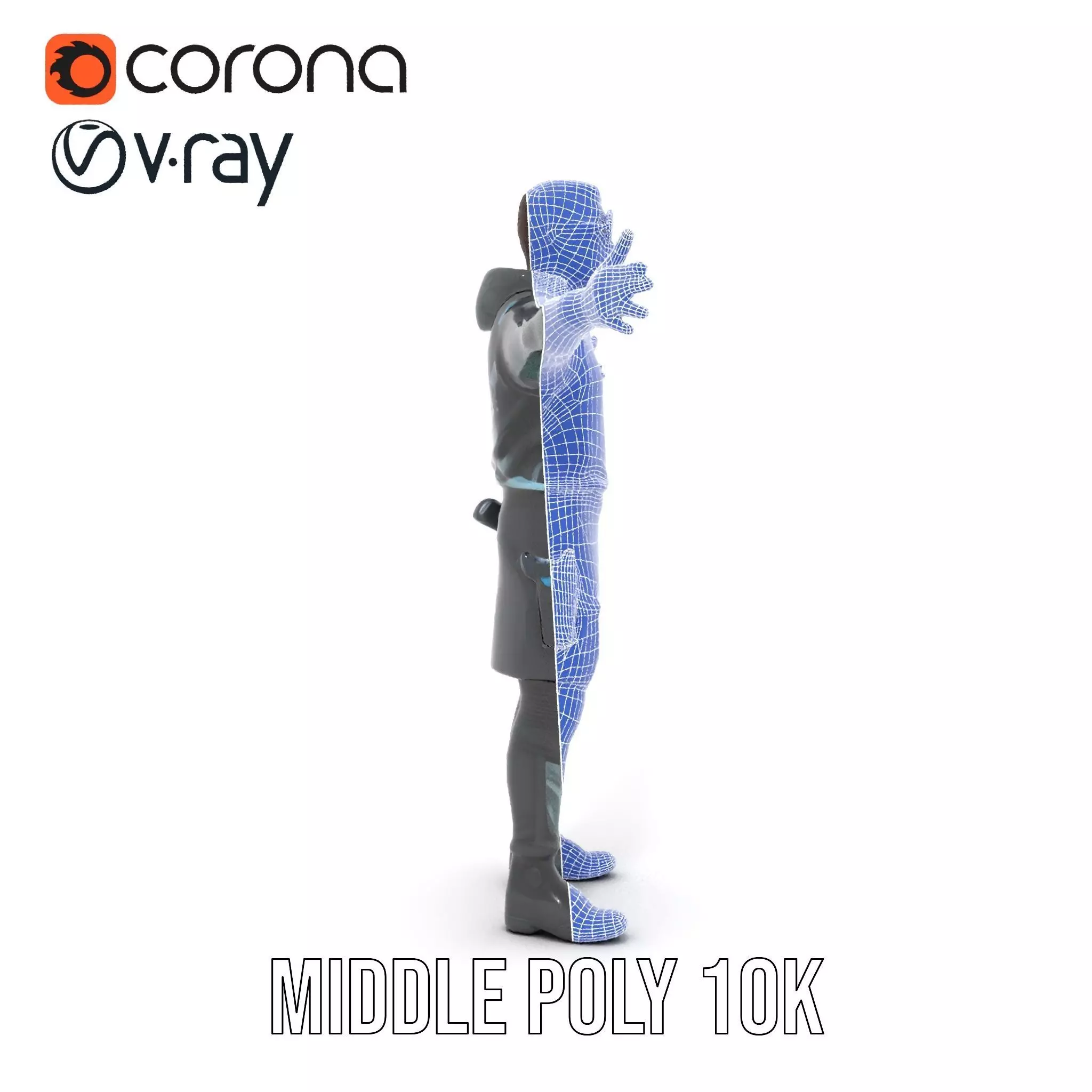 Urban Tactical Outfit model pack Low-poly 3D model_20