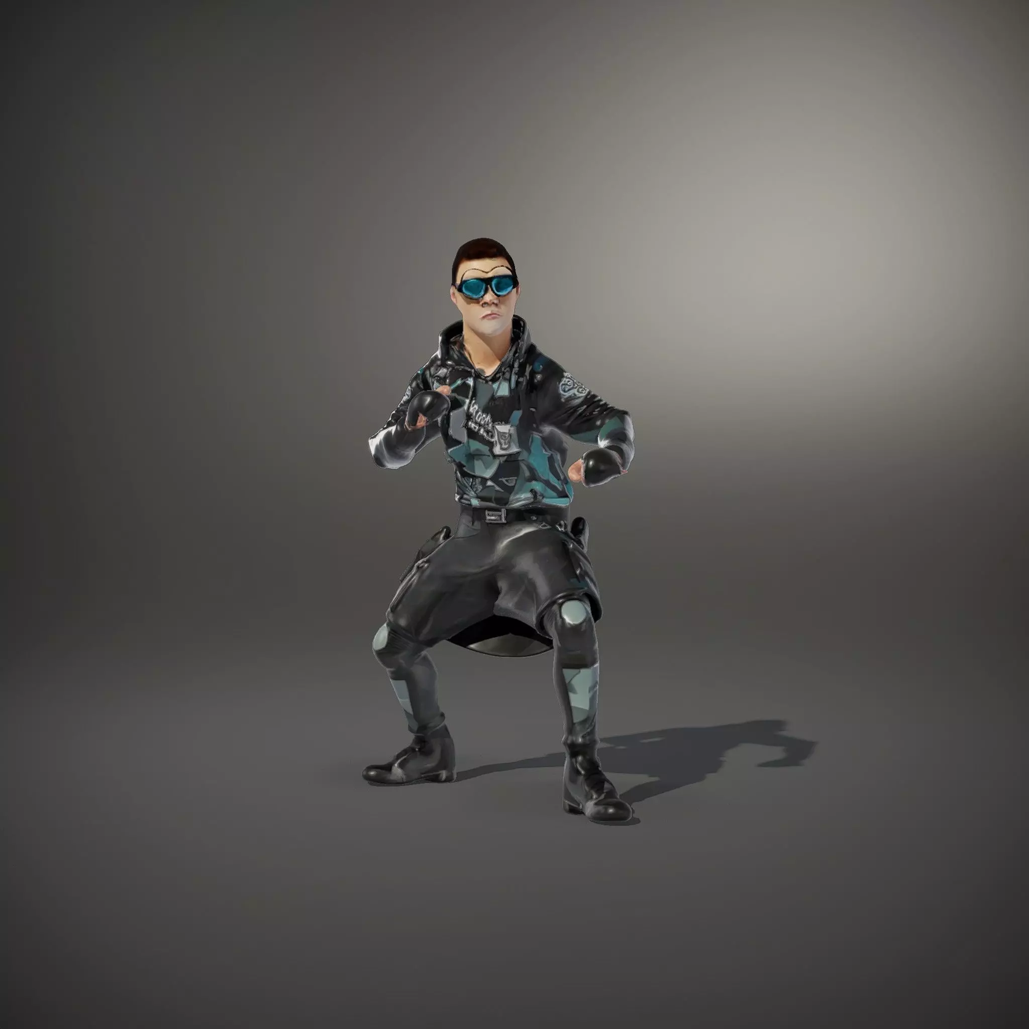 Urban Tactical Outfit model pack Low-poly 3D model_34