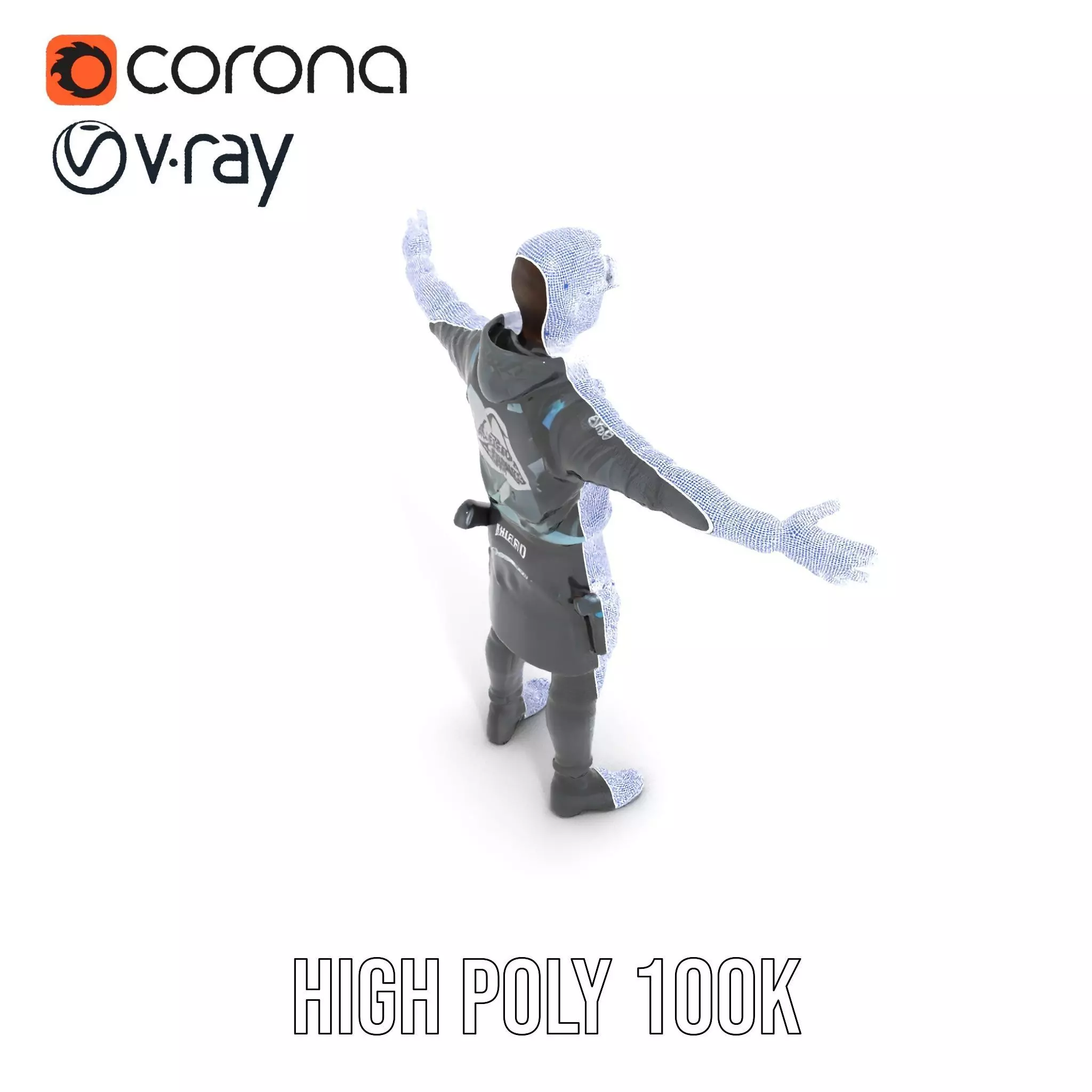 Urban Tactical Outfit model pack Low-poly 3D model_28