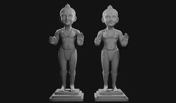 Akshar Purushottam Murti 3D Printable