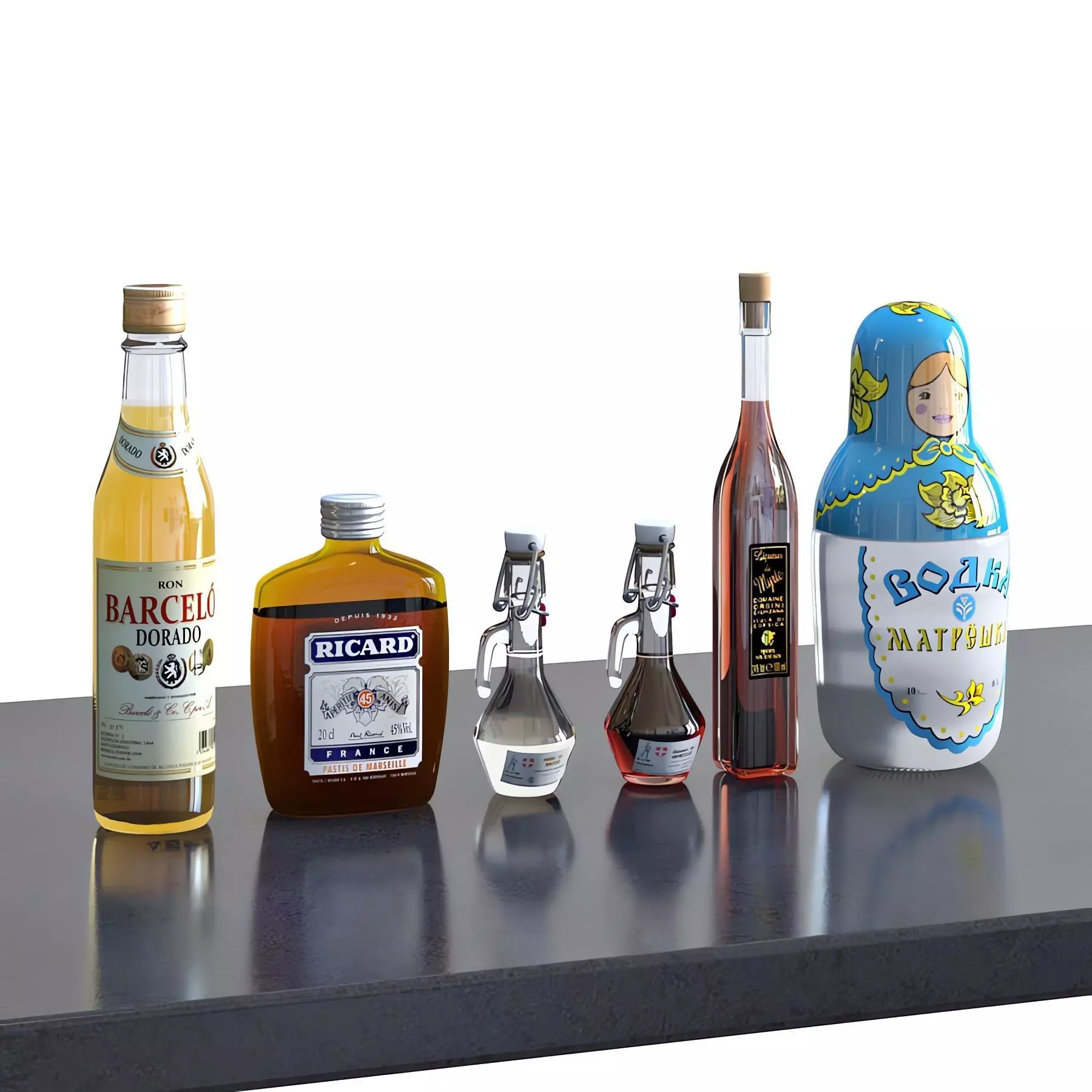 Bouteilles Vol 02 3D model_0