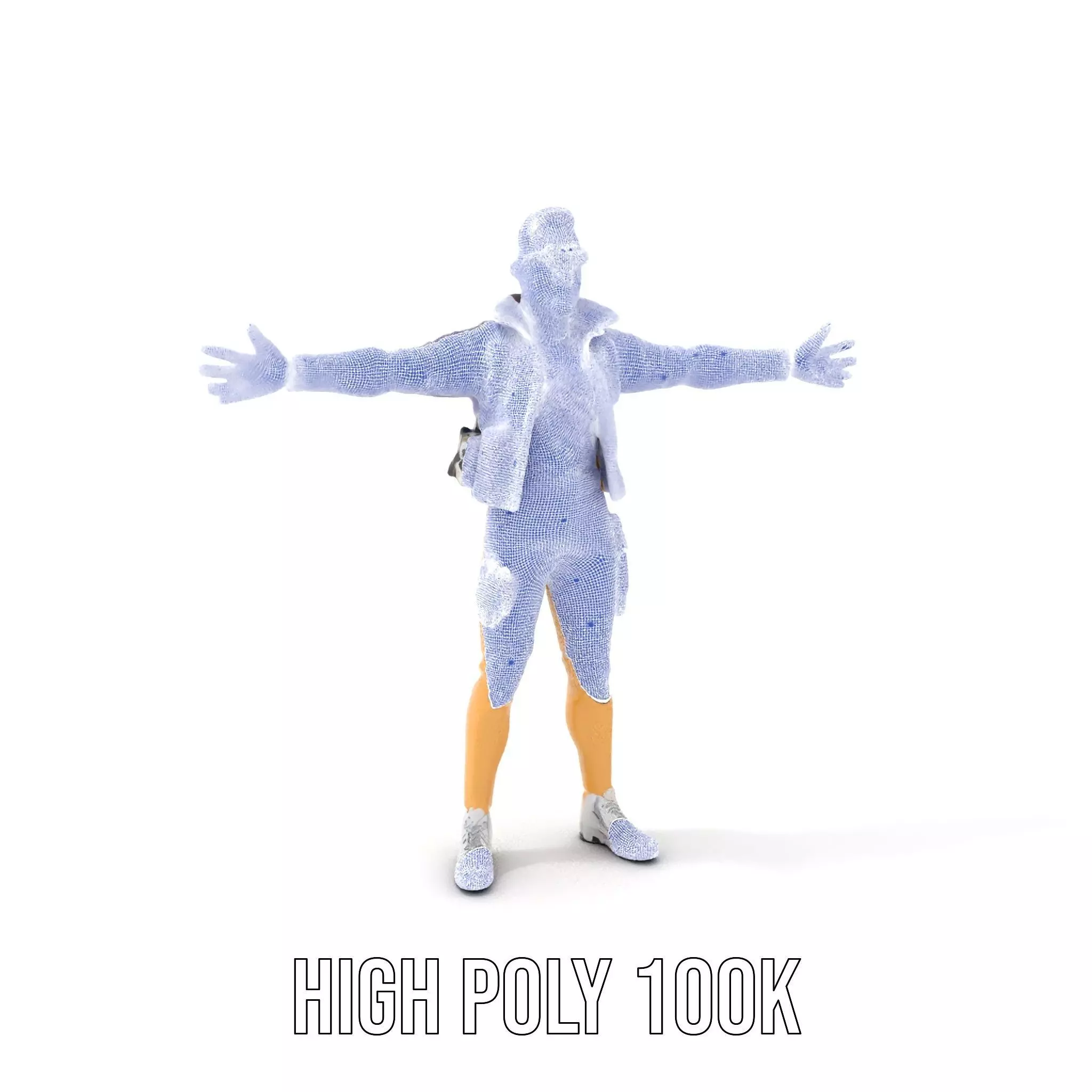 Stylish Adventurer model pack Low-poly 3D model_4