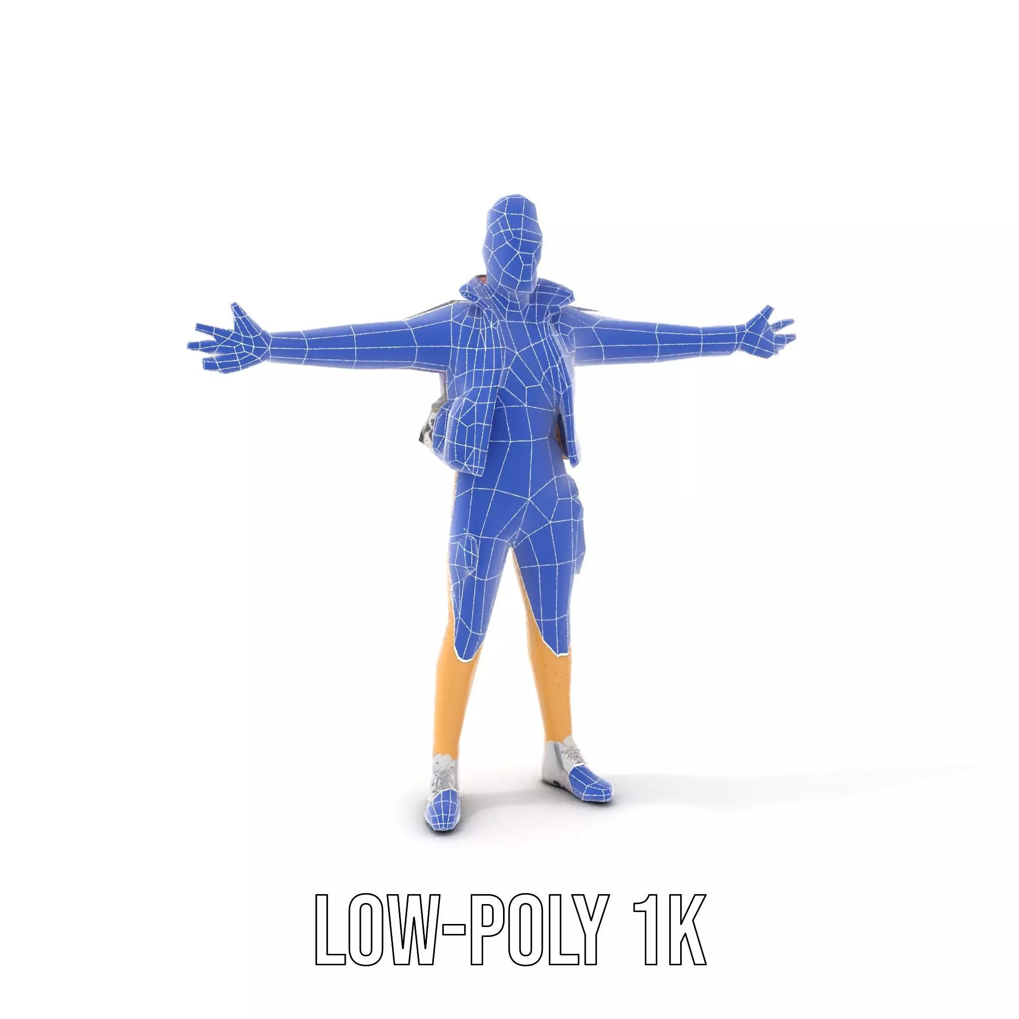 Stylish Adventurer model pack Low-poly 3D model_19