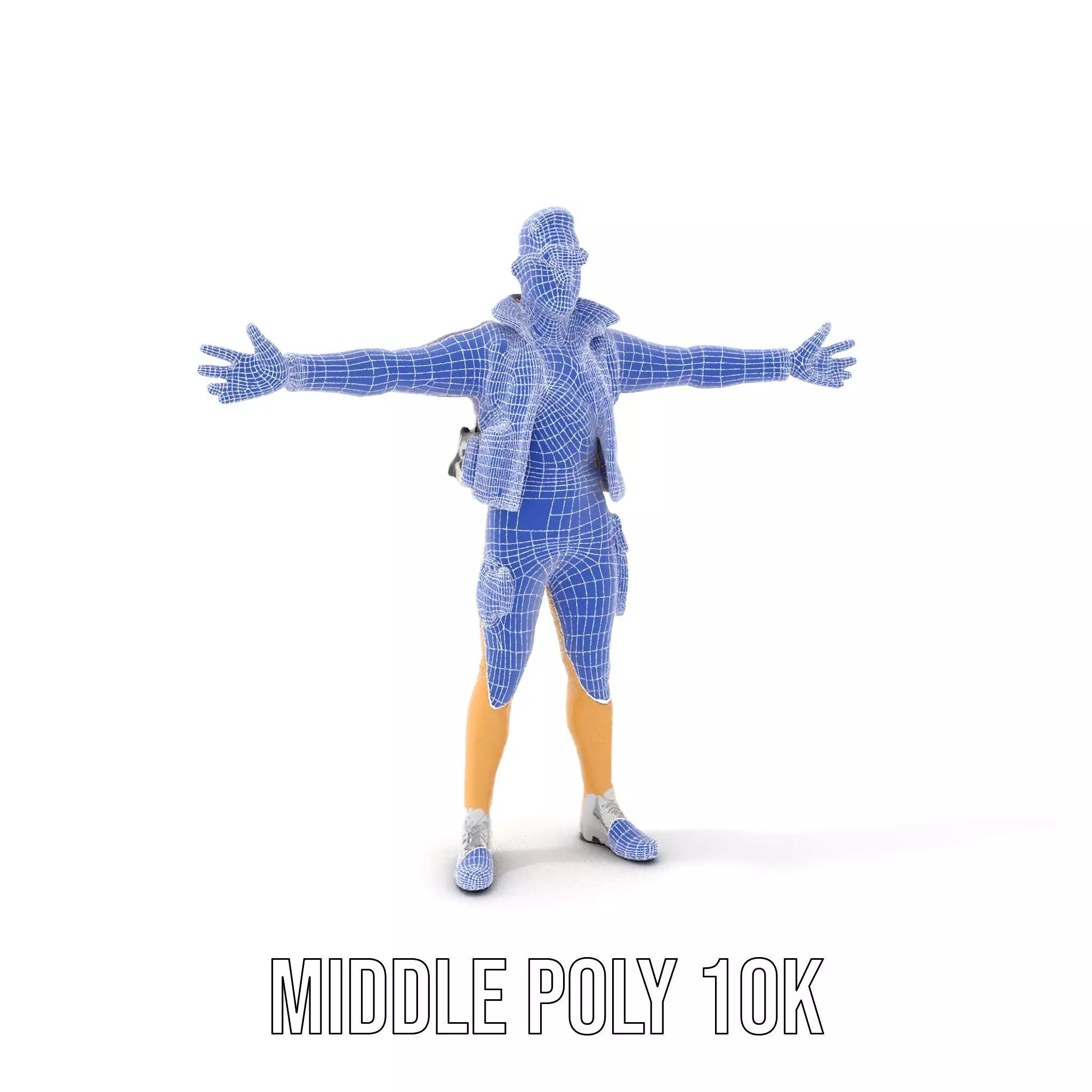 Stylish Adventurer model pack Low-poly 3D model_26