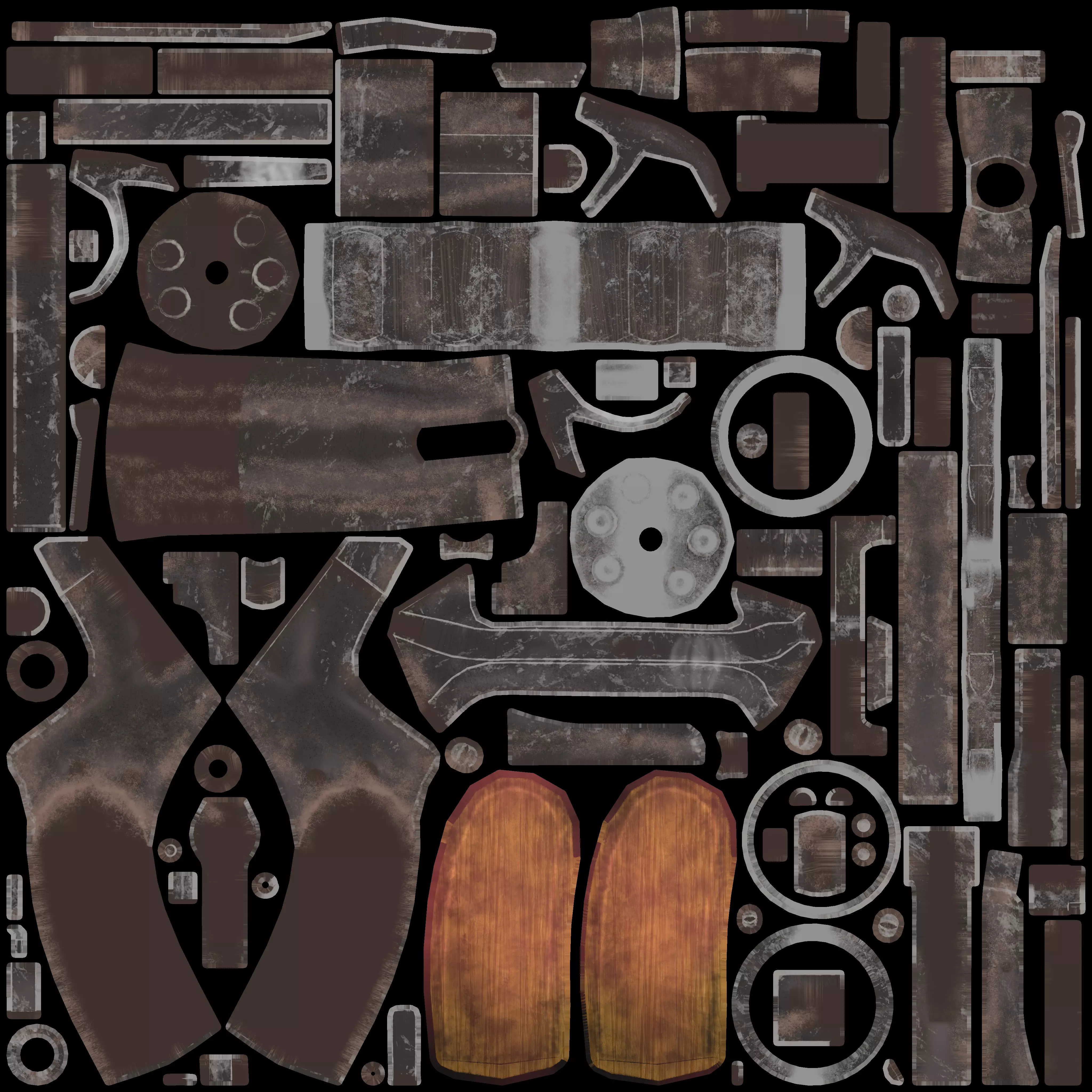 Revolver 3d model 3D model_6