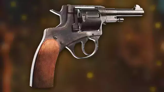 Revolver 3d model 3D model