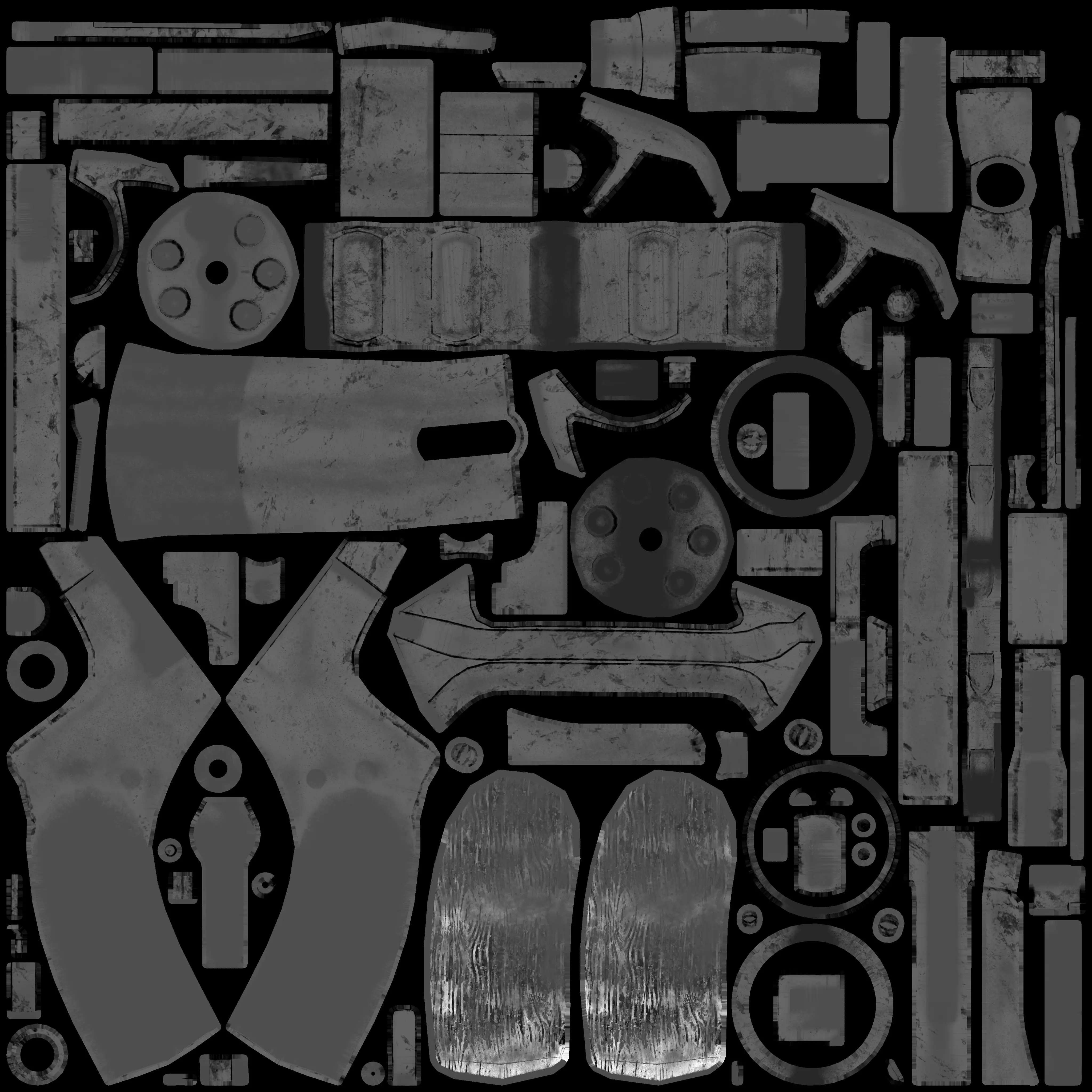 Revolver 3d model 3D model_3