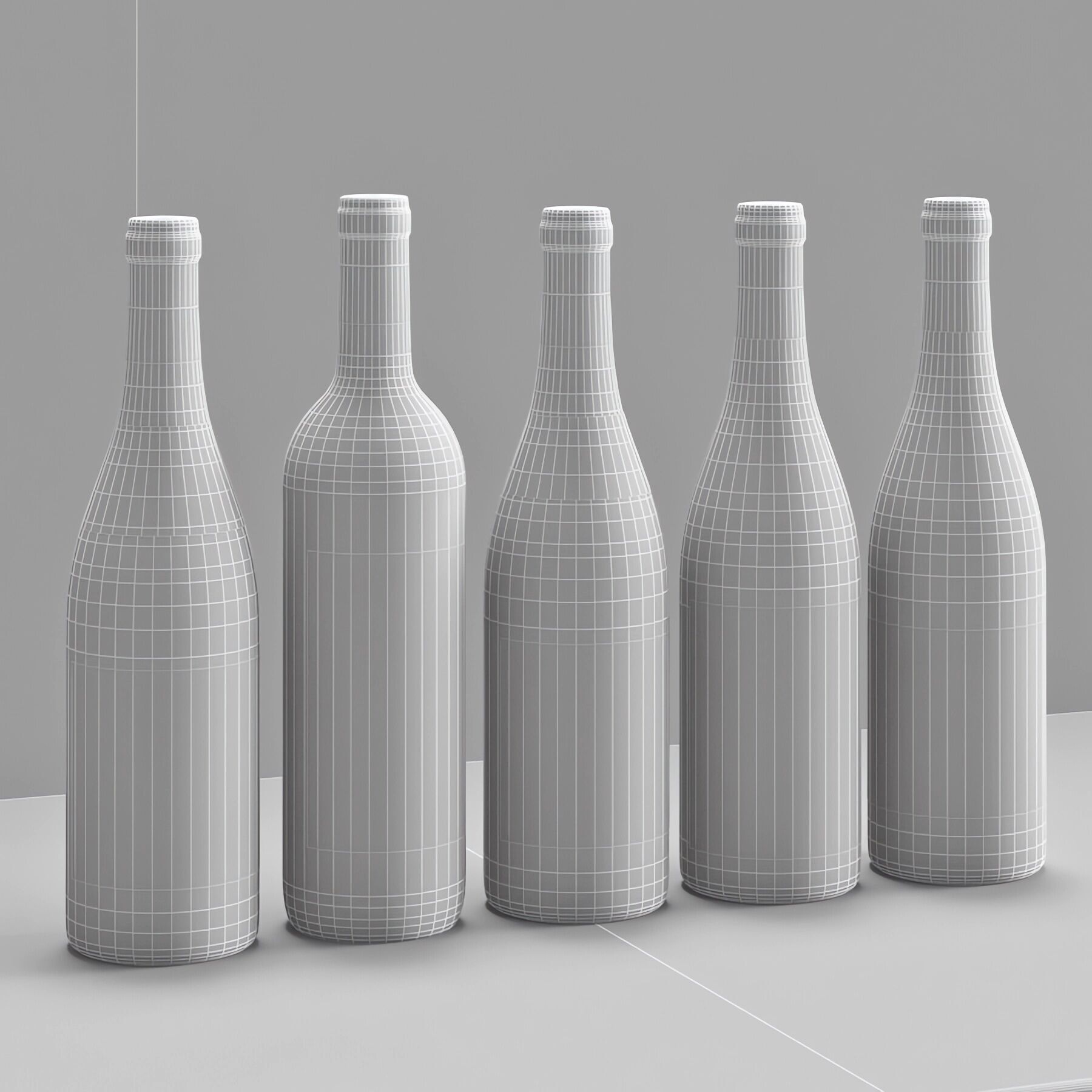 Bouteilles Vol 03 3D model_2