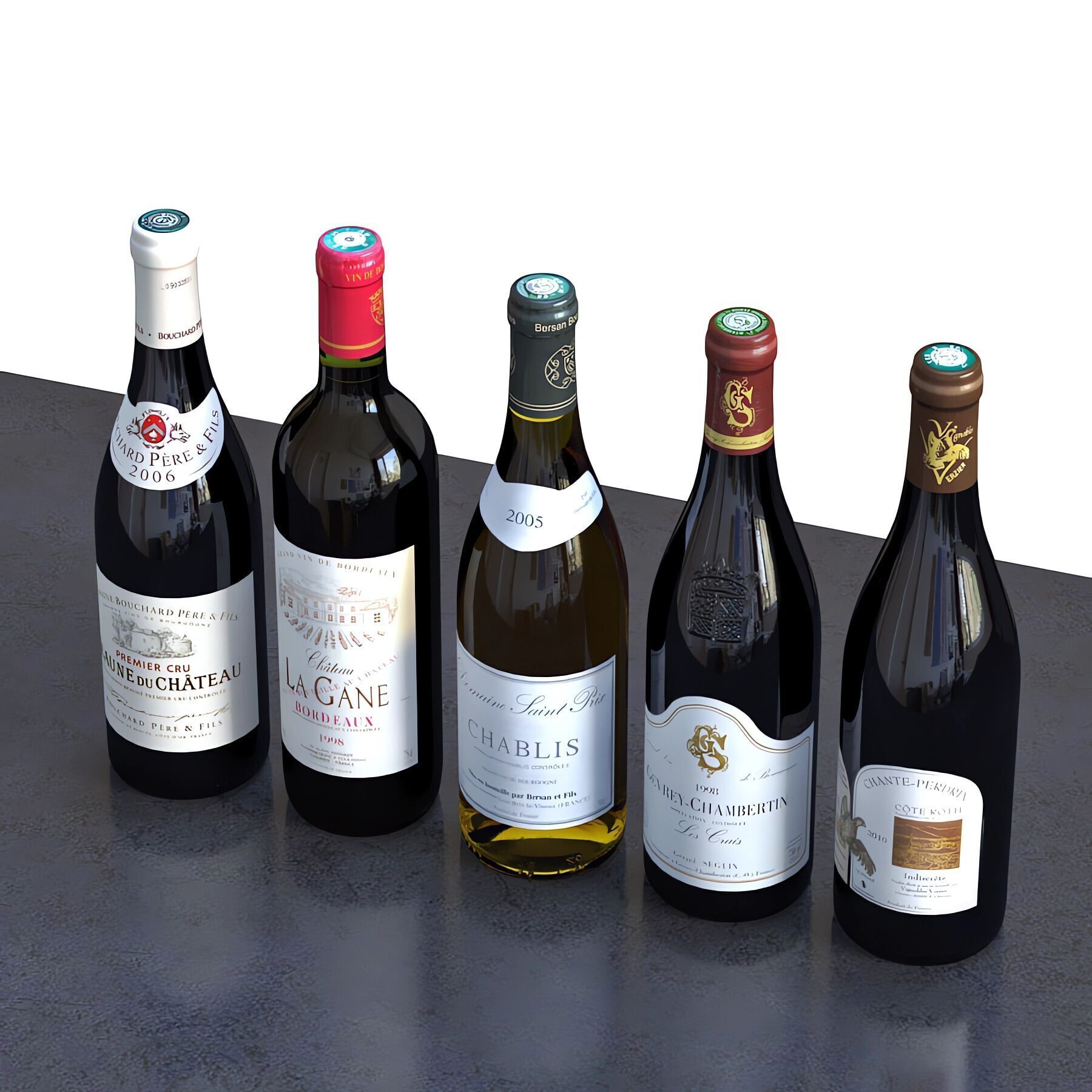 Bouteilles Vol 03 3D model_1