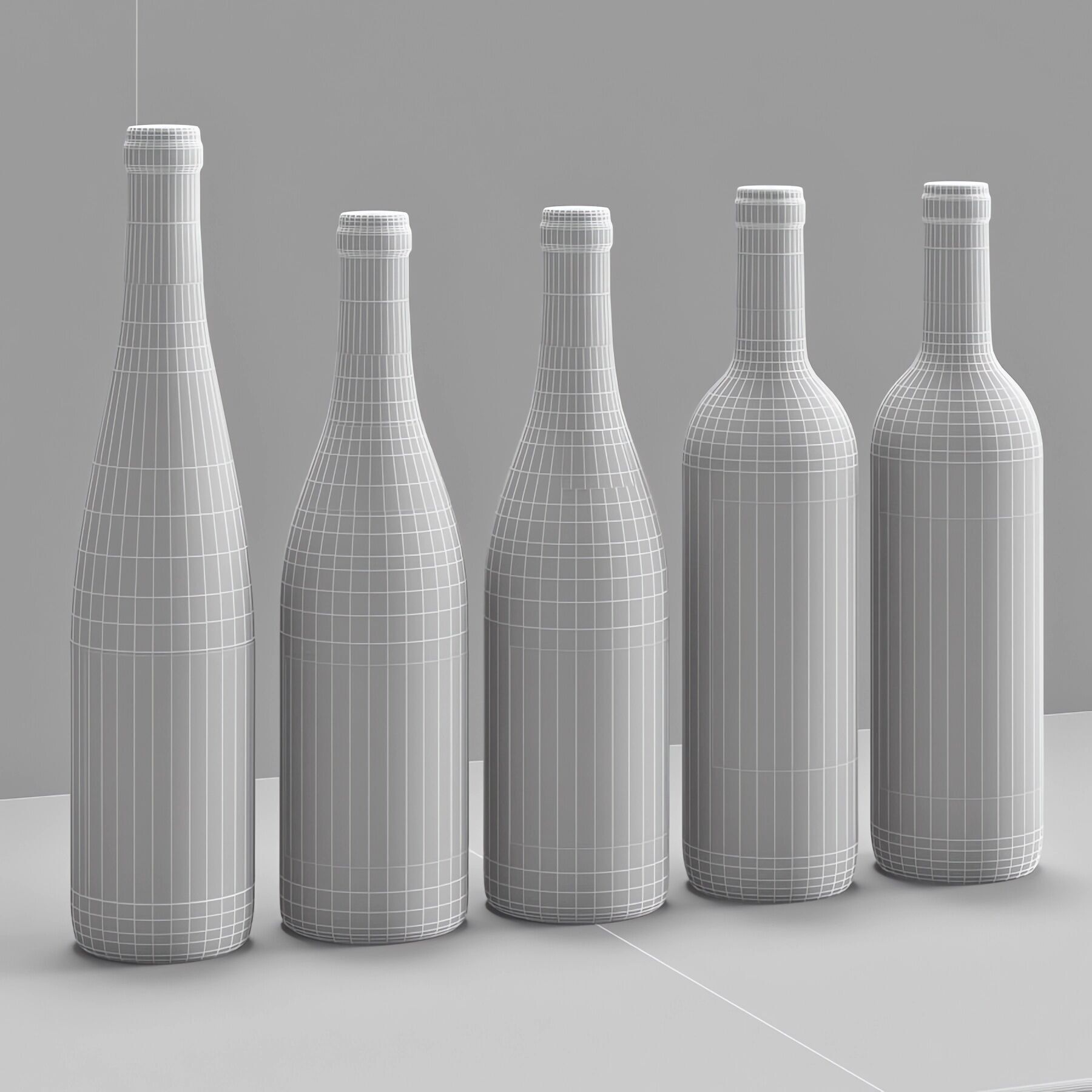 Bouteilles Vol 04 3D model_2