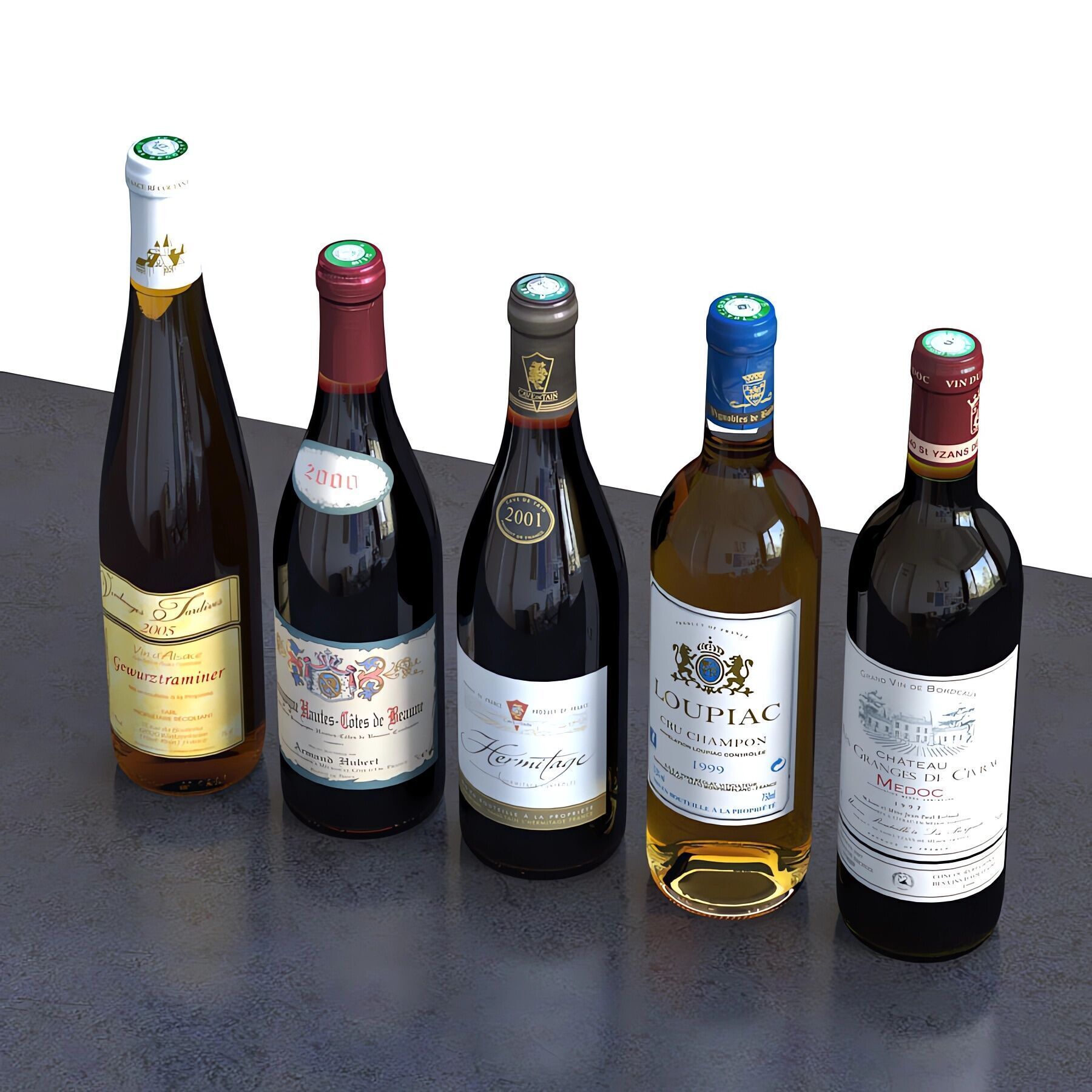 Bouteilles Vol 04 3D model_1