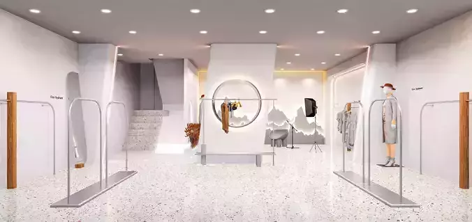 Modern live broadcast room women clothing