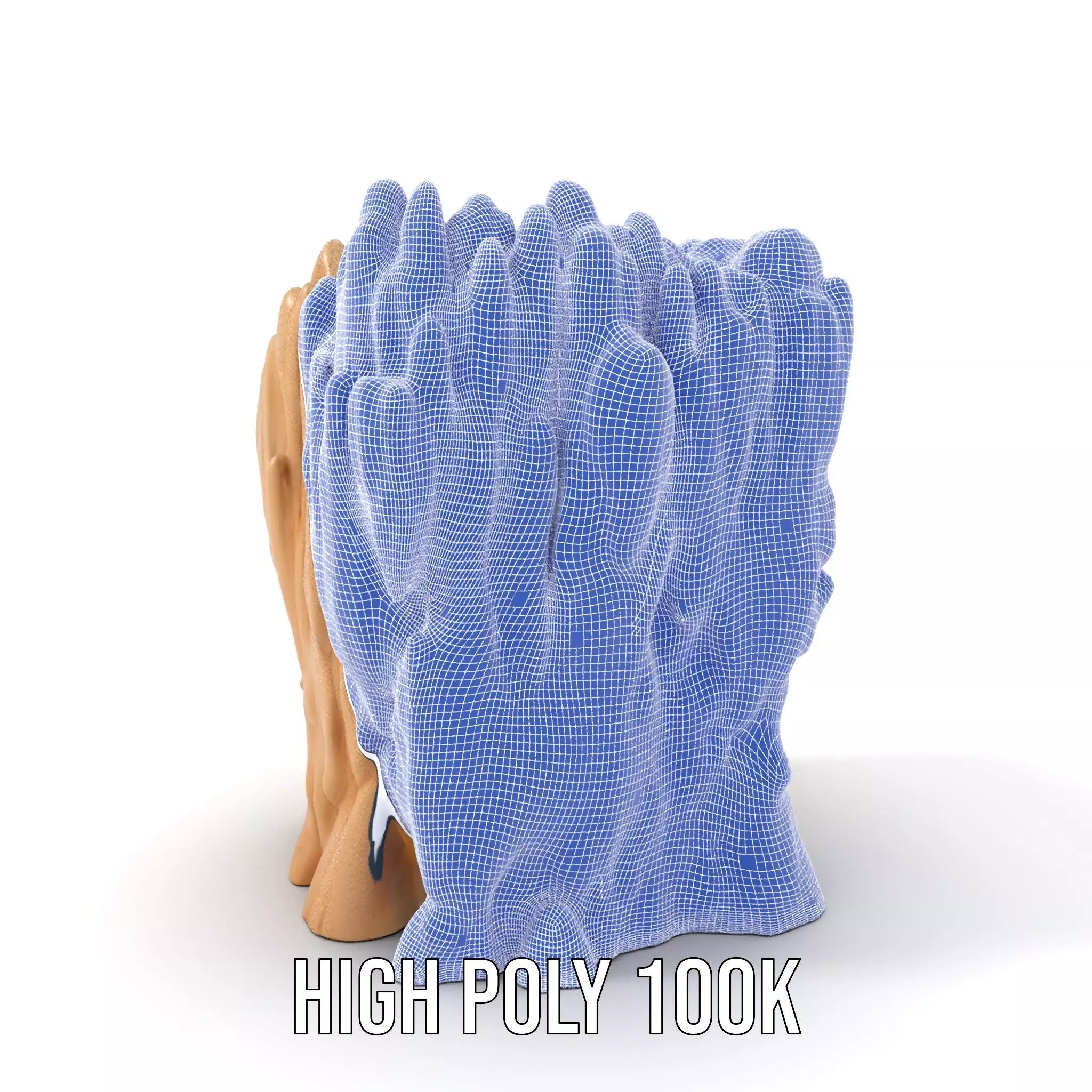 Natural Limestone Formation model pack Low-poly 3D model_4