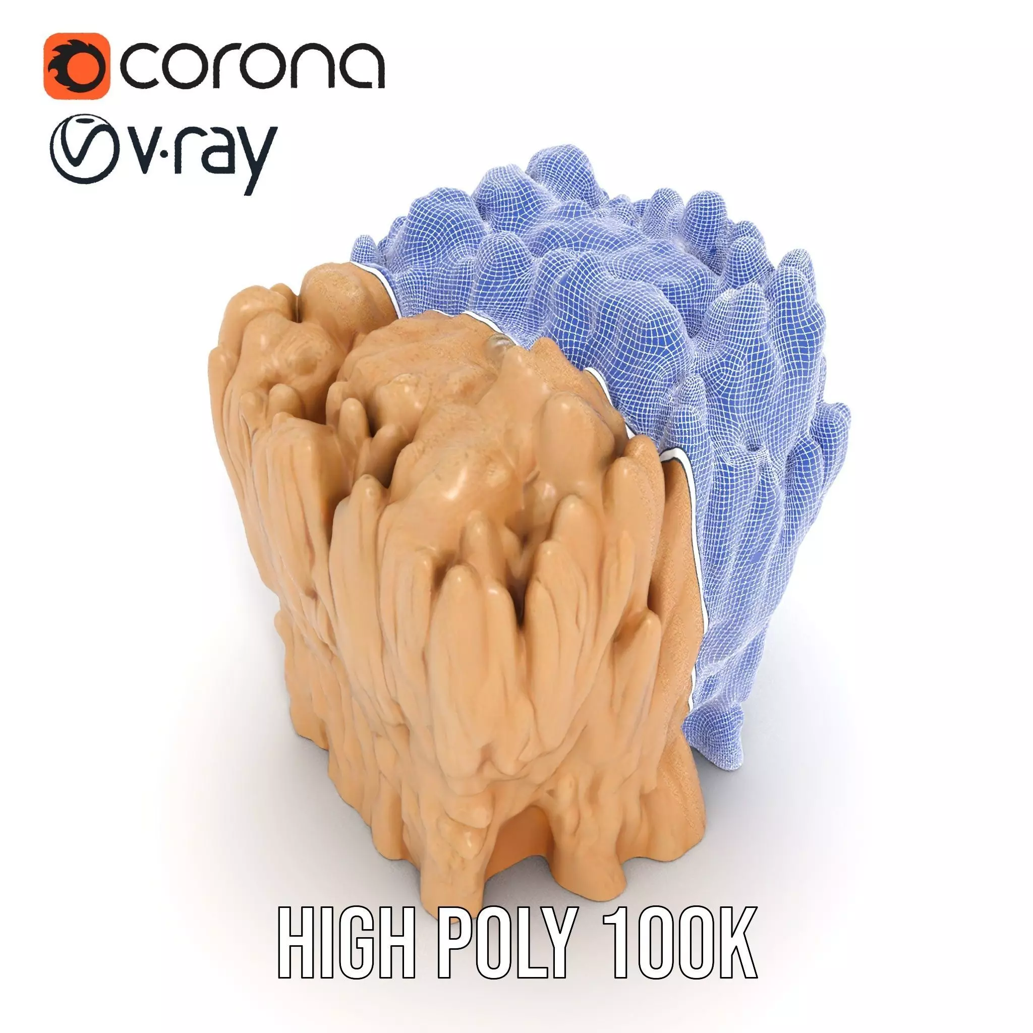 Natural Limestone Formation model pack Low-poly 3D model_34