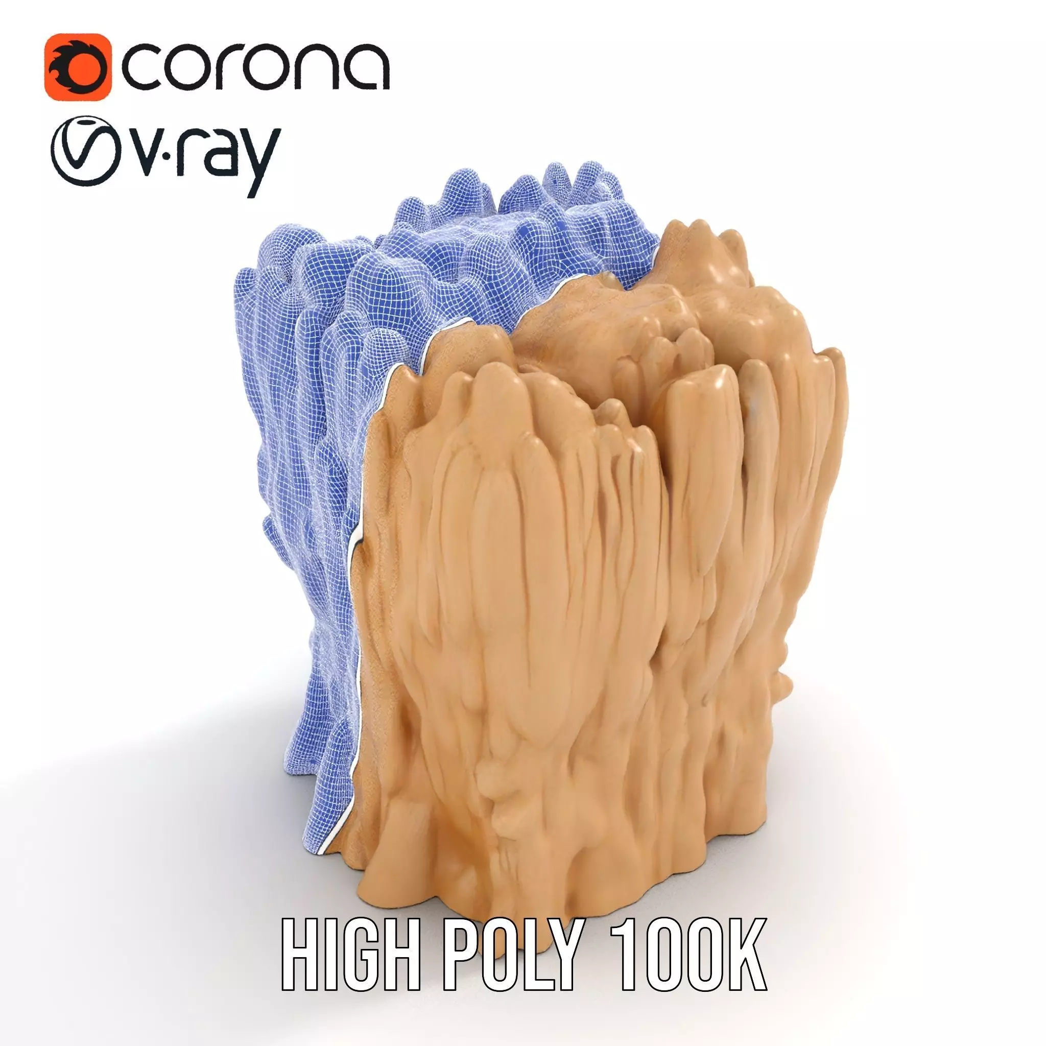 Natural Limestone Formation model pack Low-poly 3D model_33