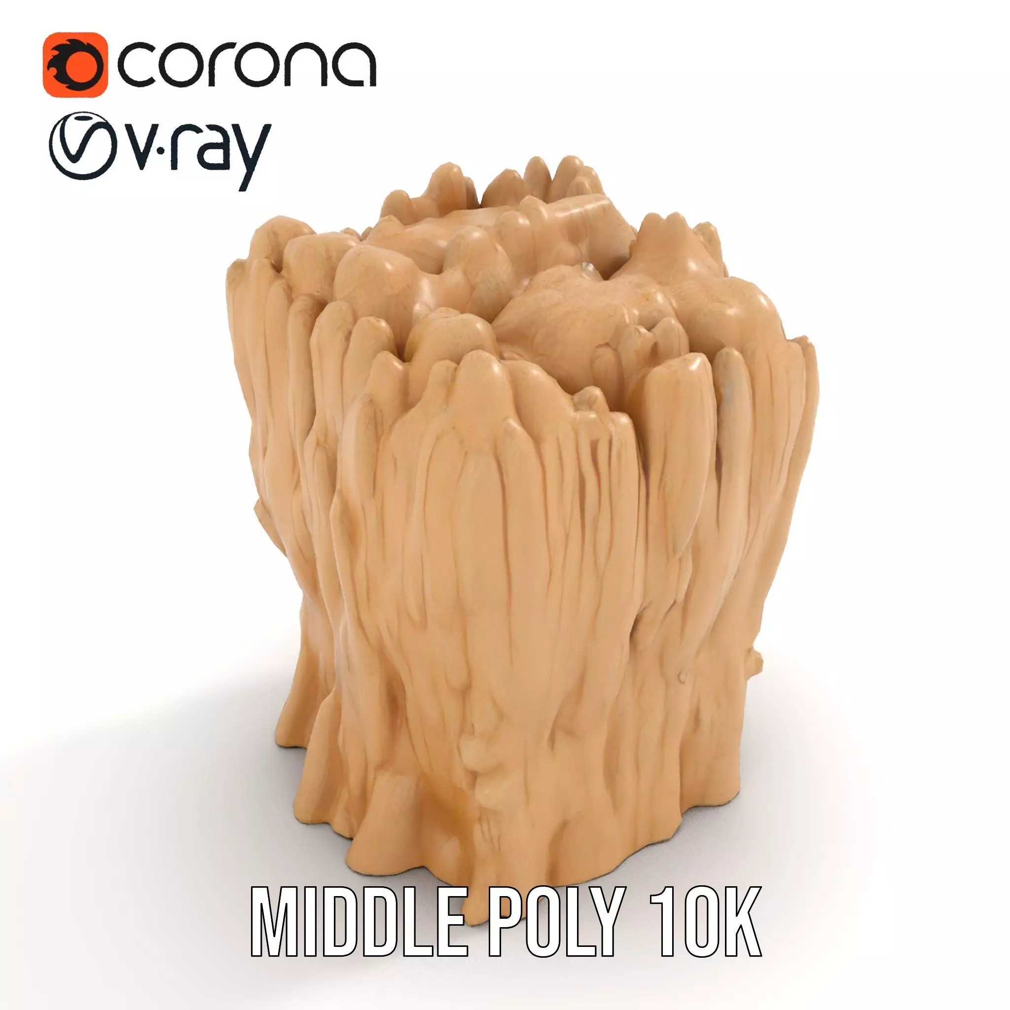 Natural Limestone Formation model pack Low-poly 3D model_5