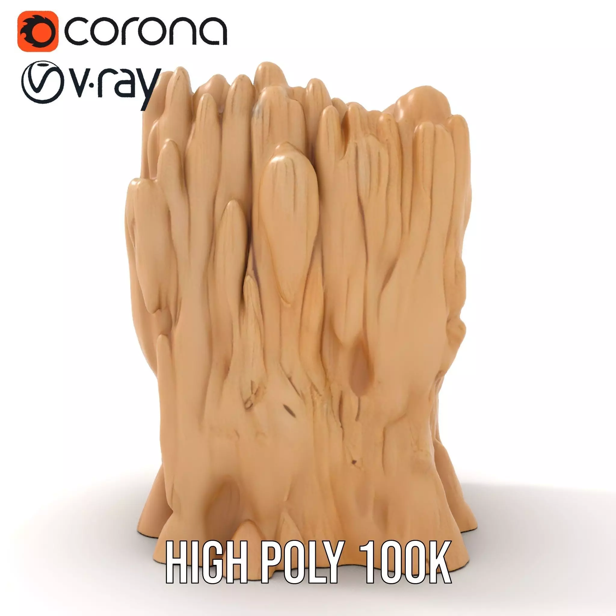 Natural Limestone Formation model pack Low-poly 3D model_17