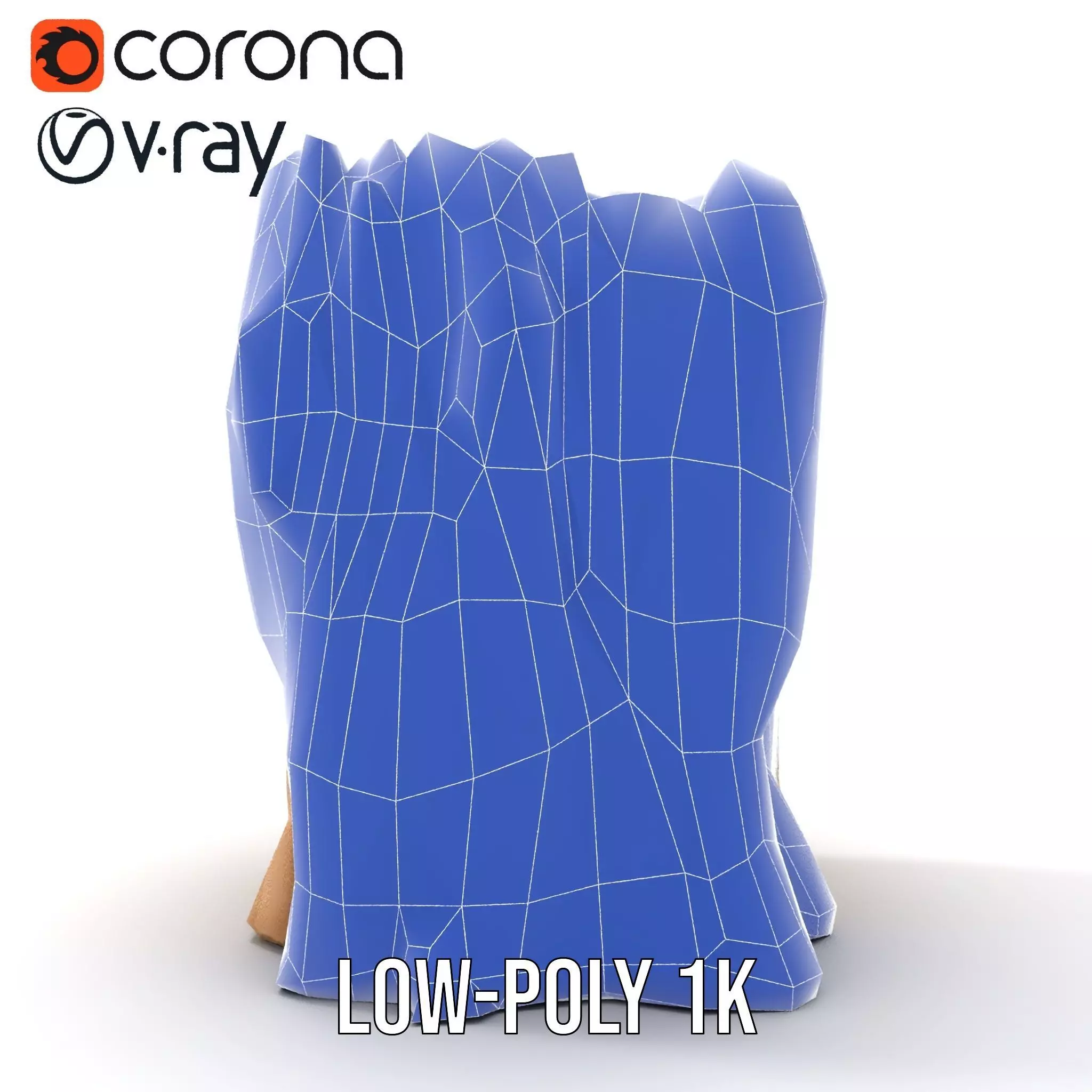 Natural Limestone Formation model pack Low-poly 3D model_16