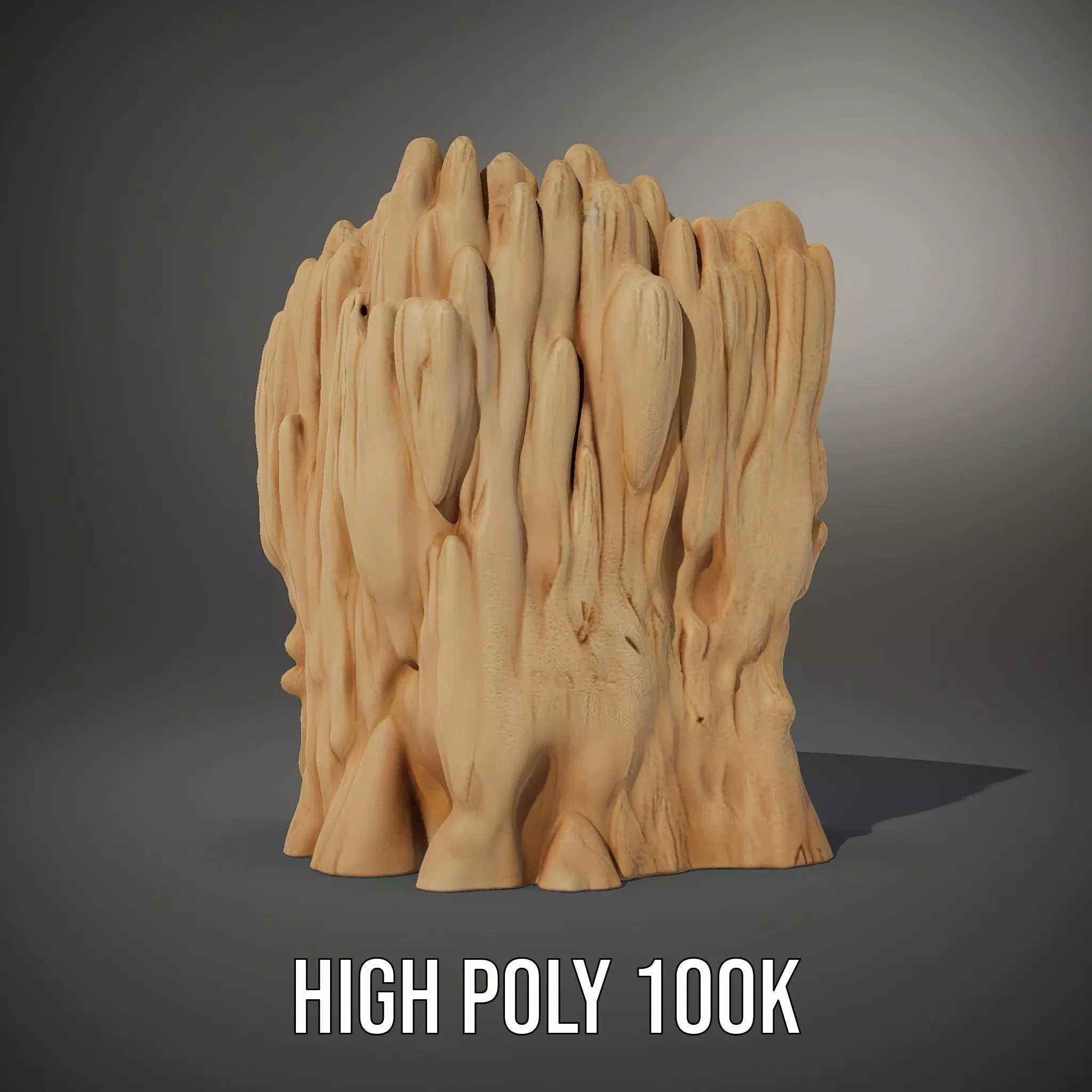 Natural Limestone Formation model pack Low-poly 3D model_8