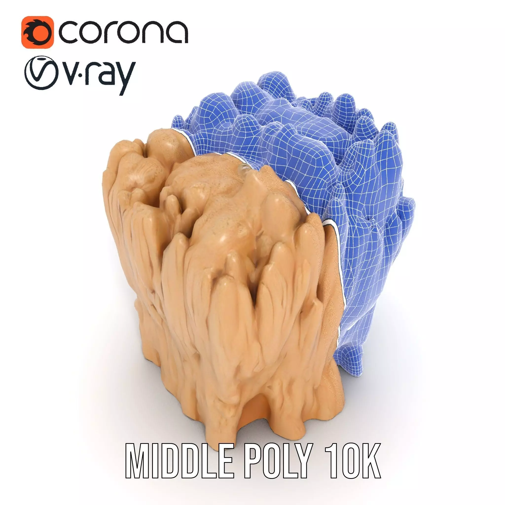 Natural Limestone Formation model pack Low-poly 3D model_18