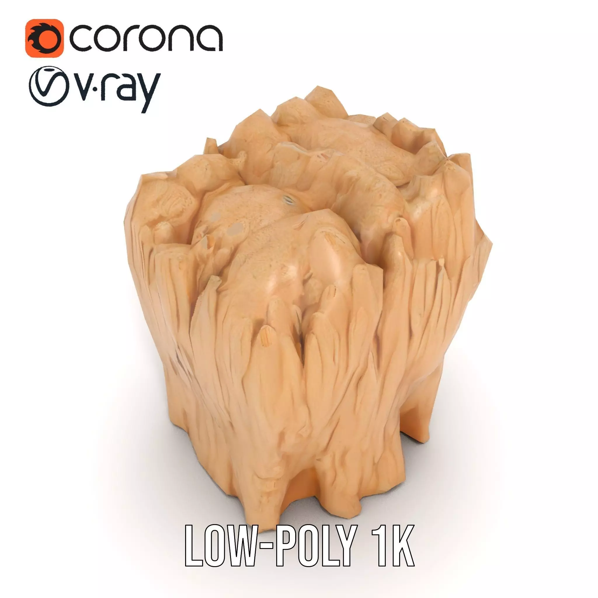 Natural Limestone Formation model pack Low-poly 3D model_12