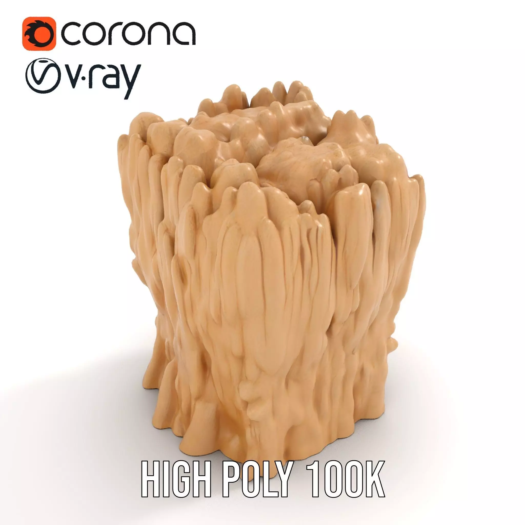 Natural Limestone Formation model pack Low-poly 3D model_23