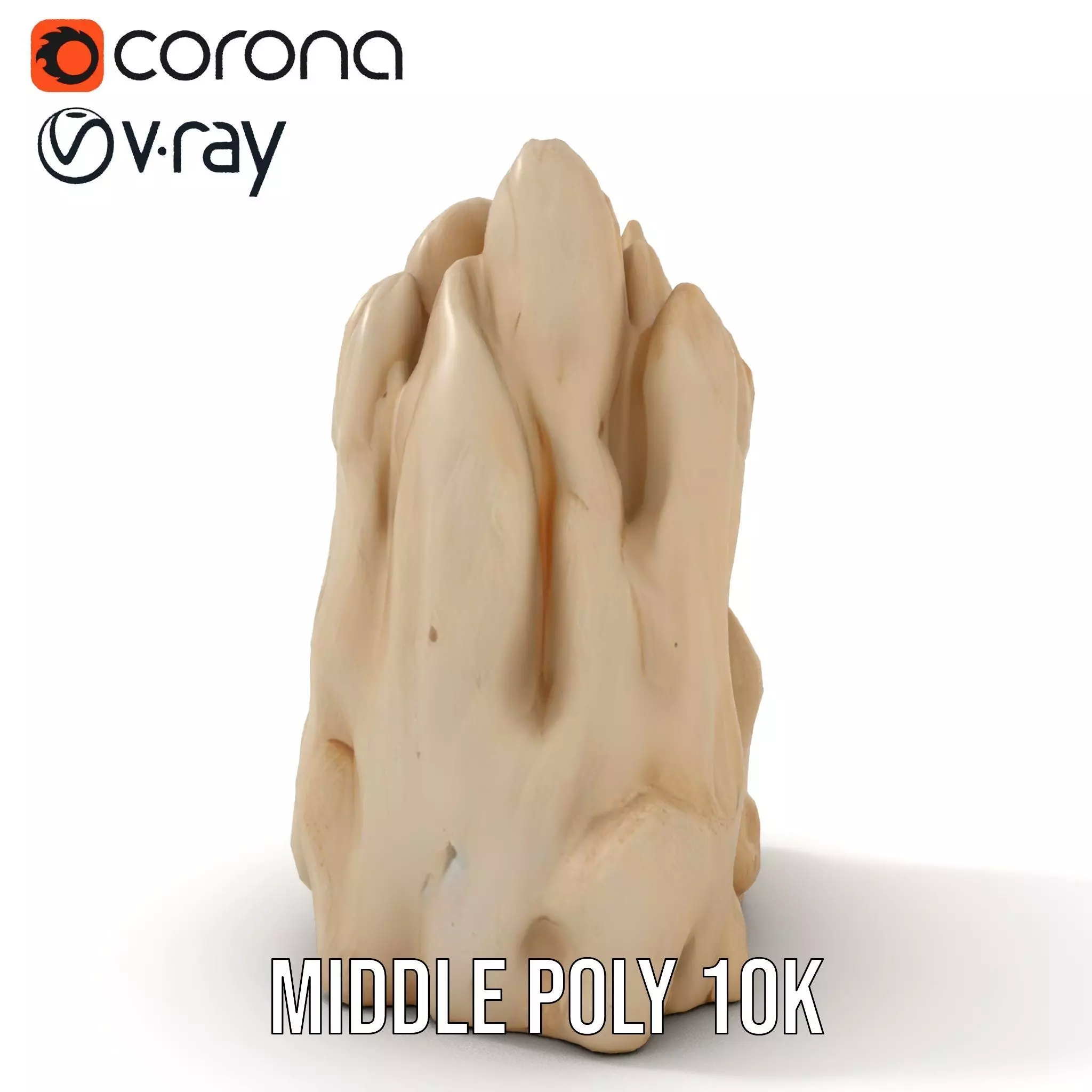 Sandstone Rock Formation model pack Low-poly 3D model_13